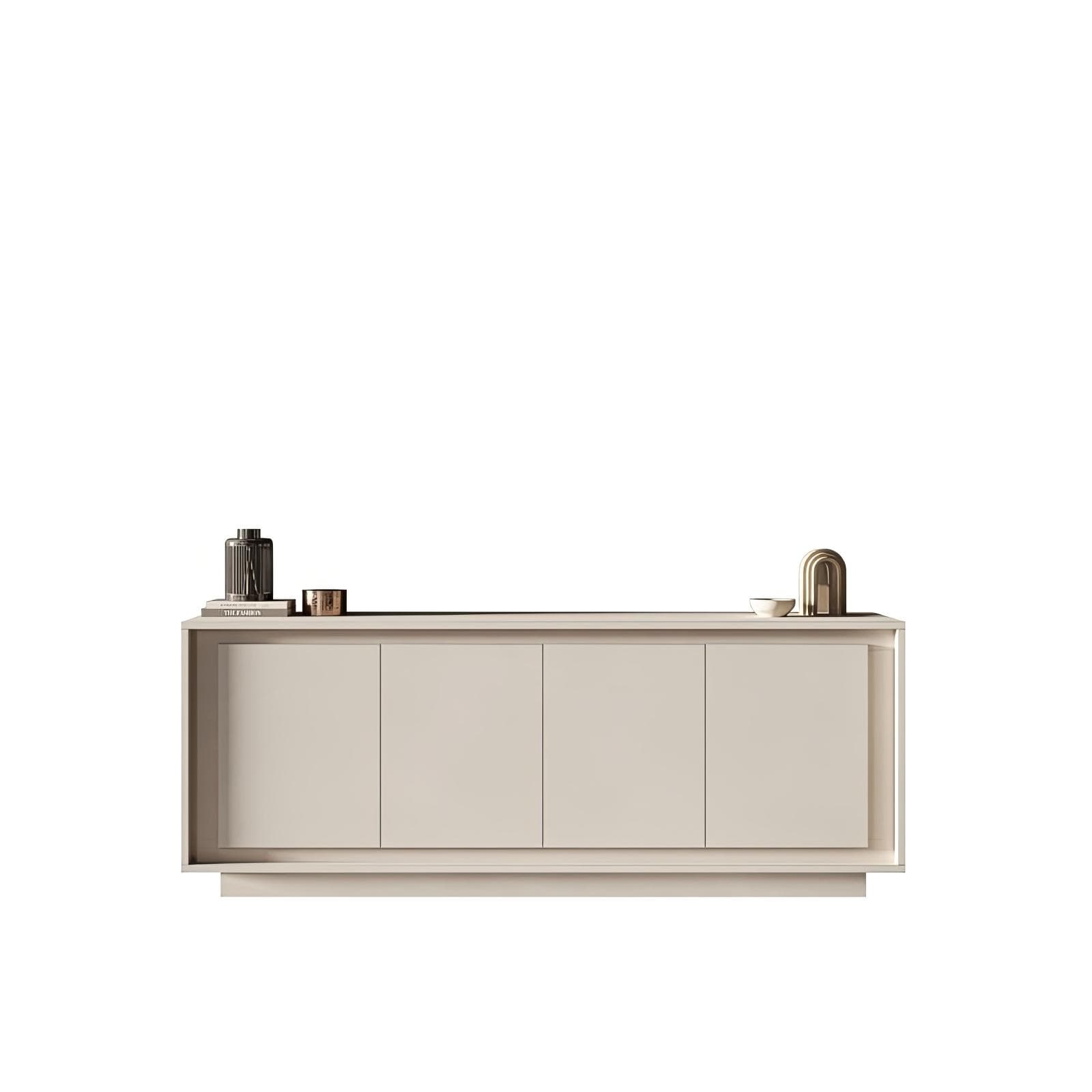 Madia 207x80h cm cashmere opaco con 4 ante - Moen