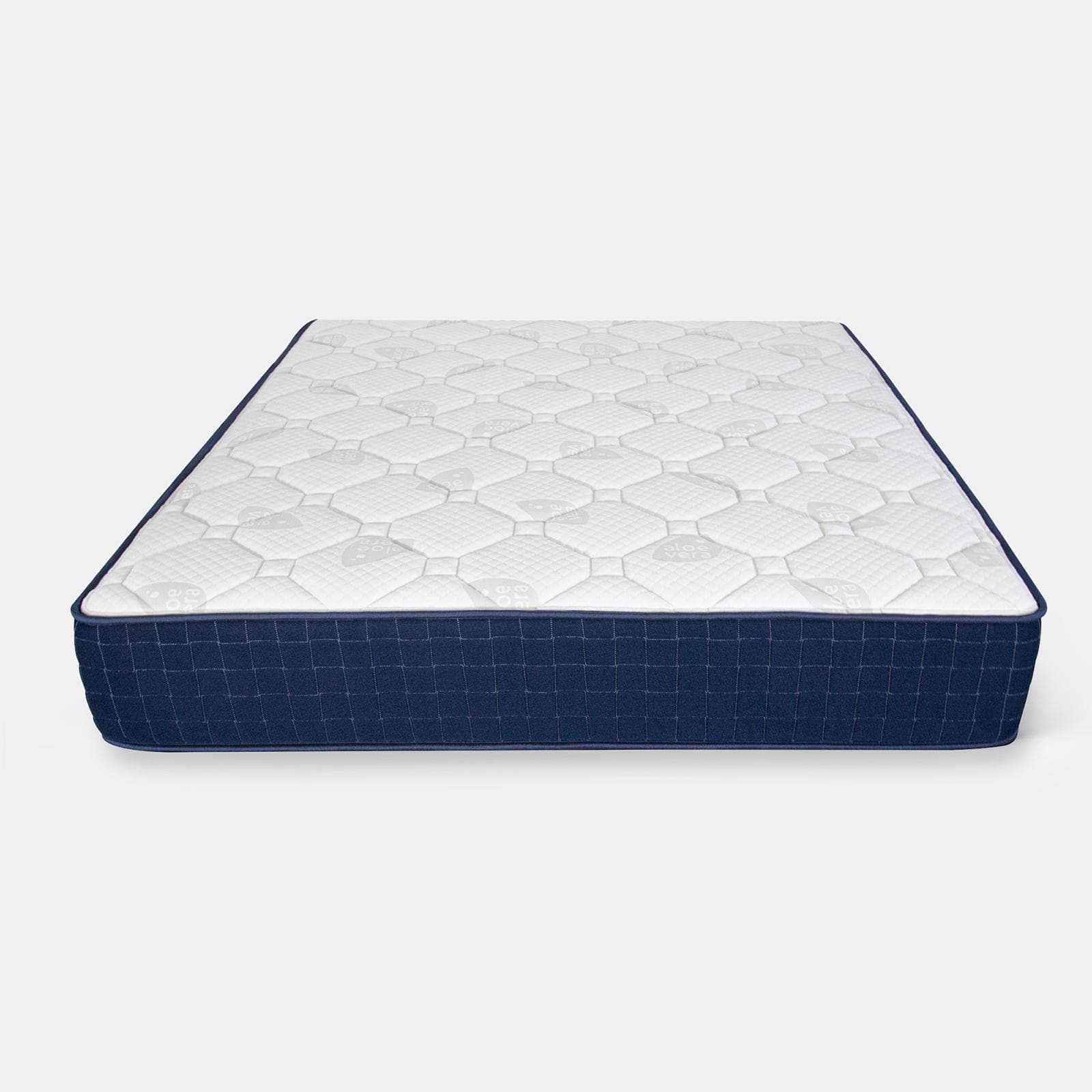 Materasso matrimoniale a molle 160x200 cm in Elastic Foam con rivestimento Aloe h 22 cm - Bounce Comfort