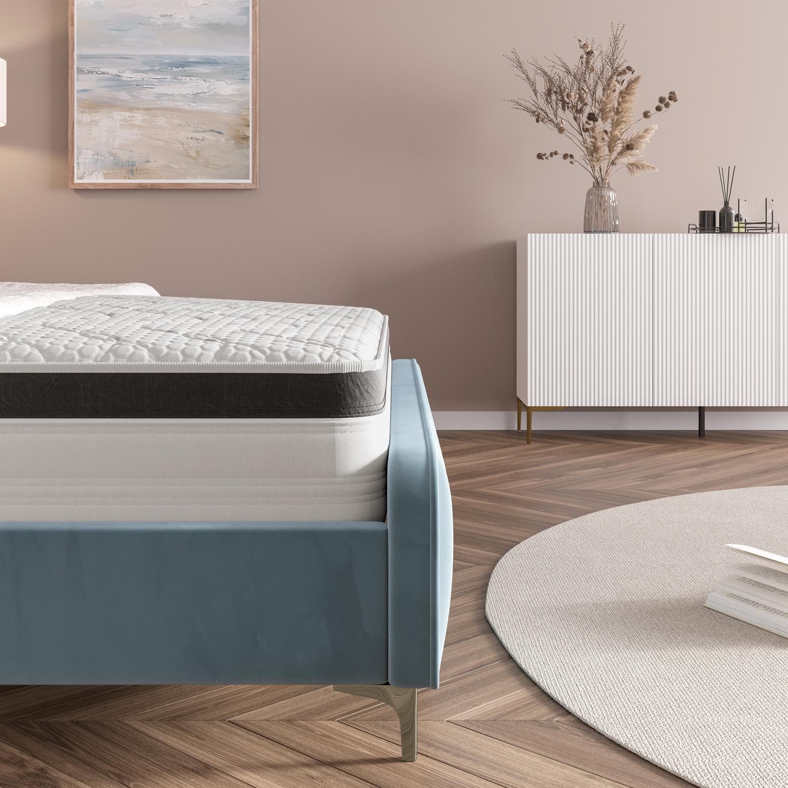 Materasso singolo sfoderabile 90x190 cm in Memory Gelly System con Carbonio Resistex h 28 cm - Carbony Gelly Touch