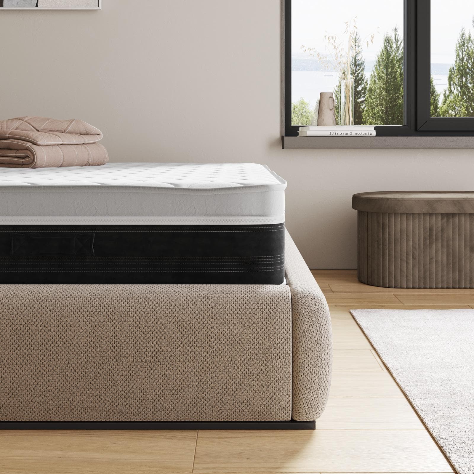 Materasso singolo sfoderabile 90x190 cm in Memory Gelly System con trattamento antiacaro e anallergico h 23 cm - Gelly Sleep