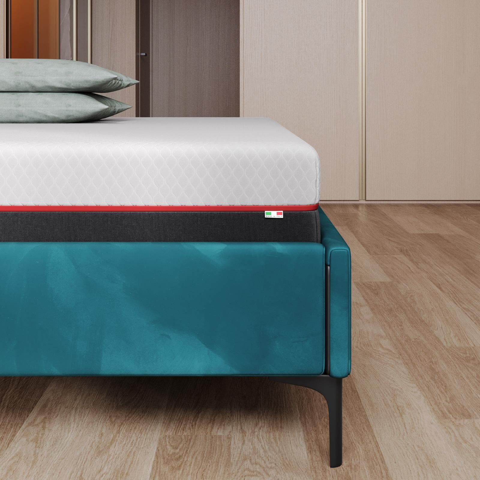Materasso una piazza e mezza sfoderabile 120x190 cm in Memory Prime h 21 cm - Memory Touch