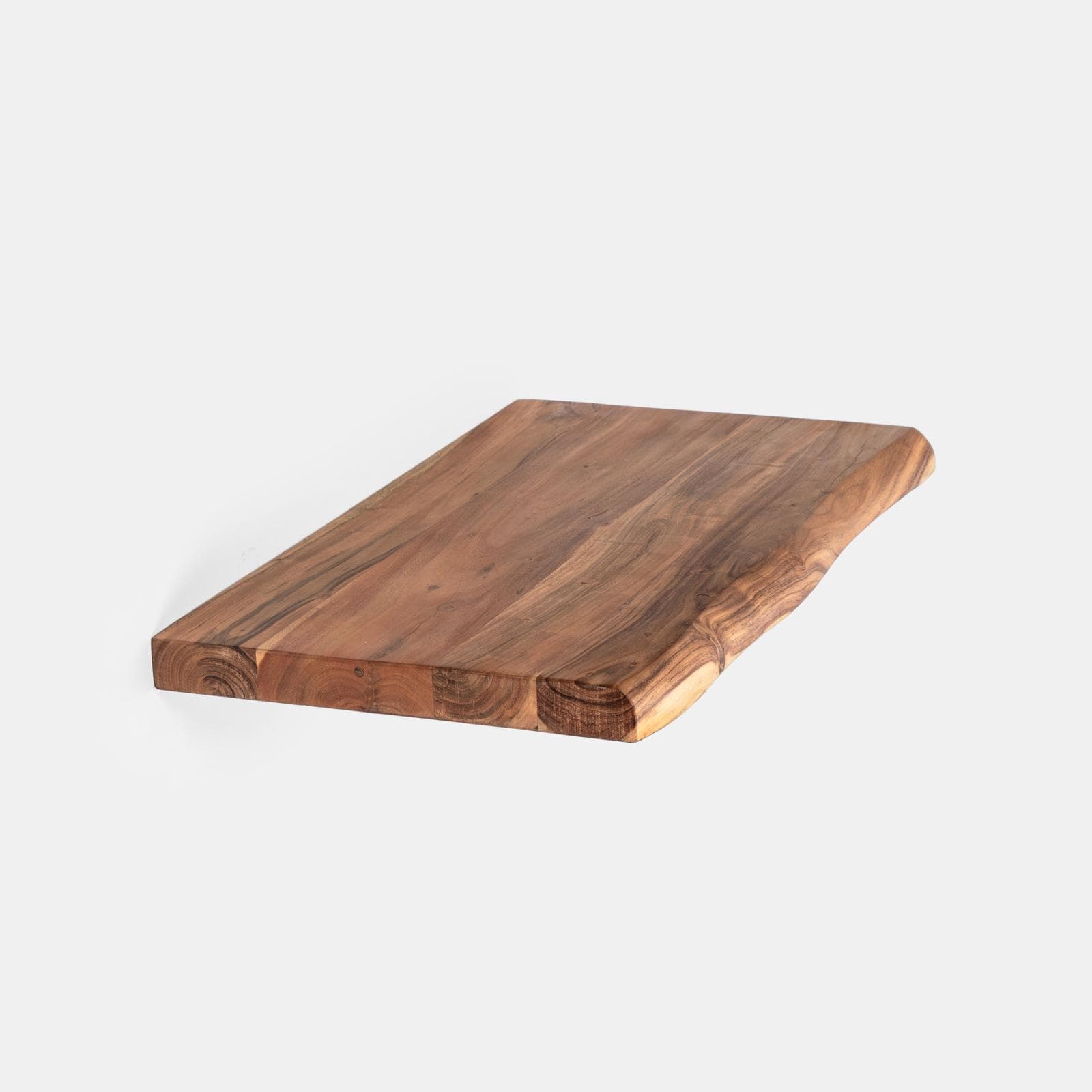 Mensola portalavabo 88x50 cm in legno di acacia - Freia Stone