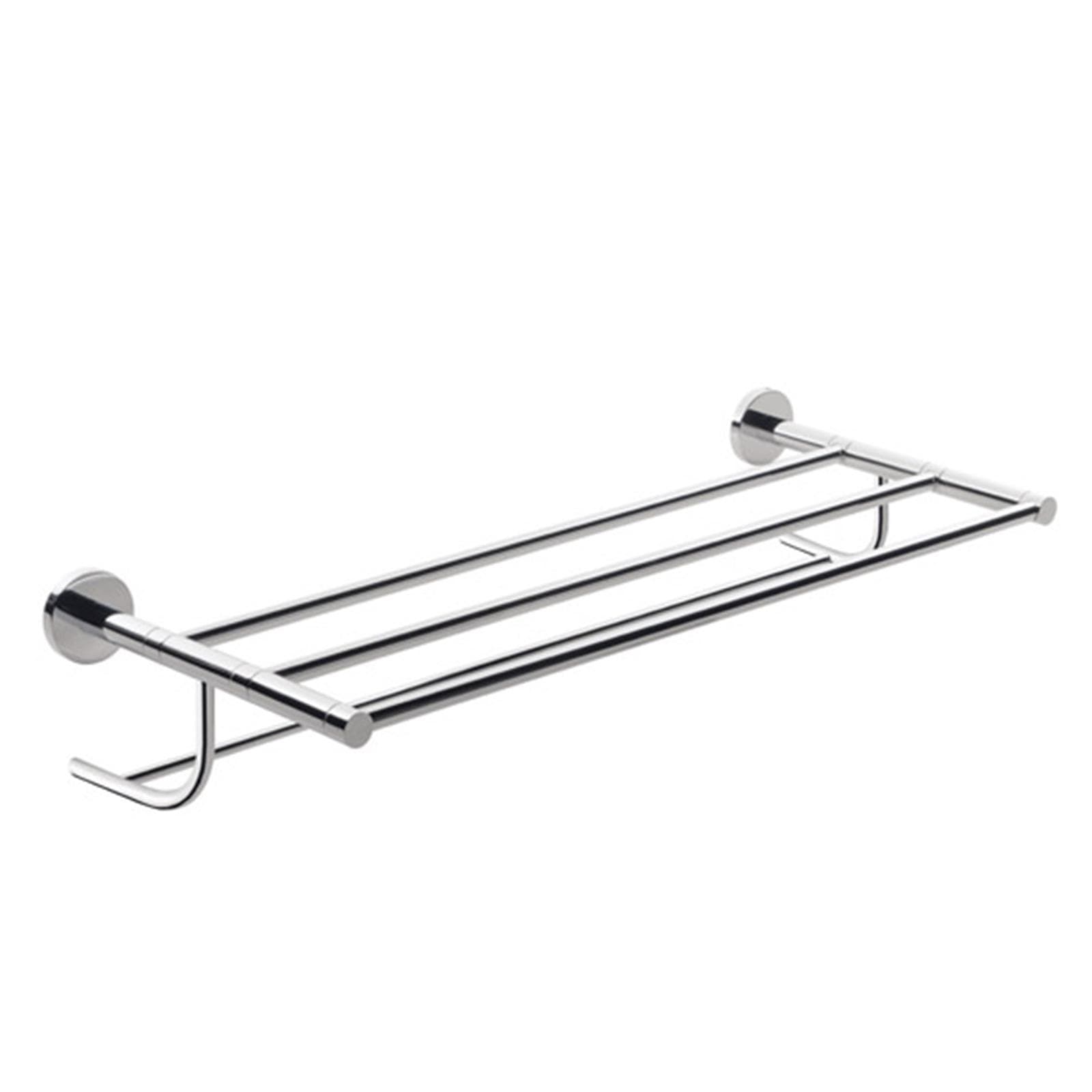 Mensola portasalviette in acciaio inox e cromall cromo - Felce di Gedy