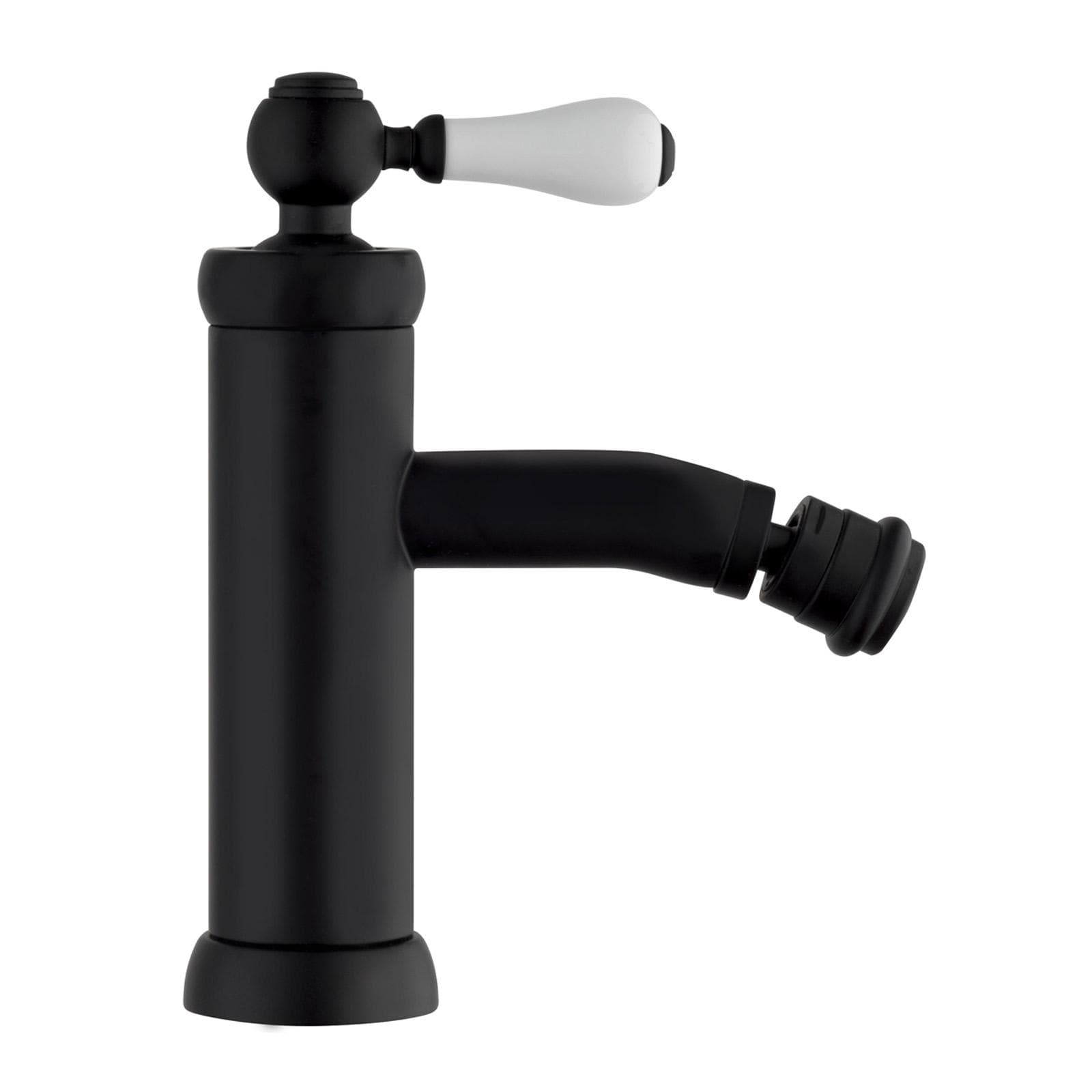 Miscelatore bidet BRERA di Jacuzzi - Rubinetteria nero opaco e ceramica bianca