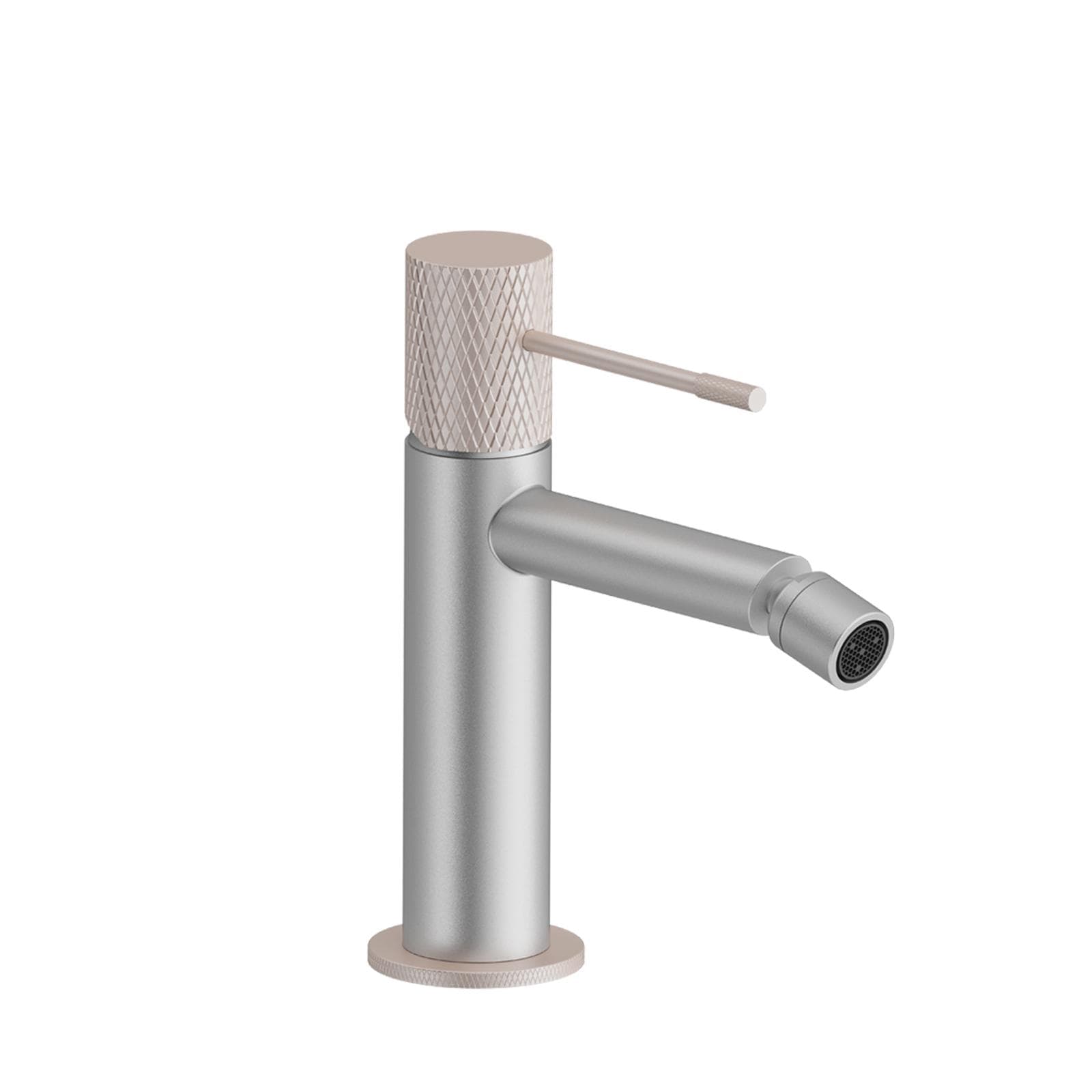 Miscelatore bidet grigio opaco e champagne - Crystal