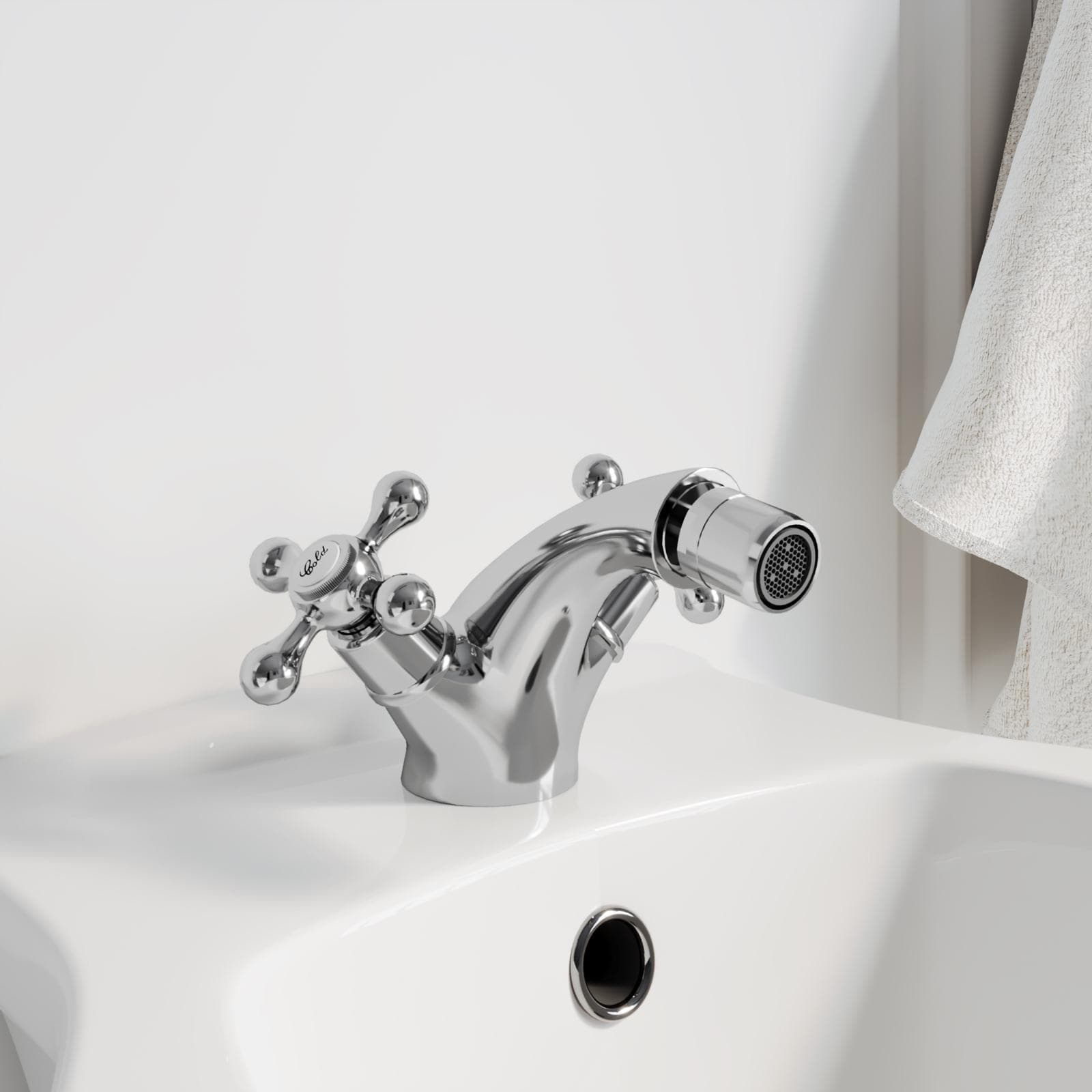 Miscelatore bidet in ottone cromo - Niru