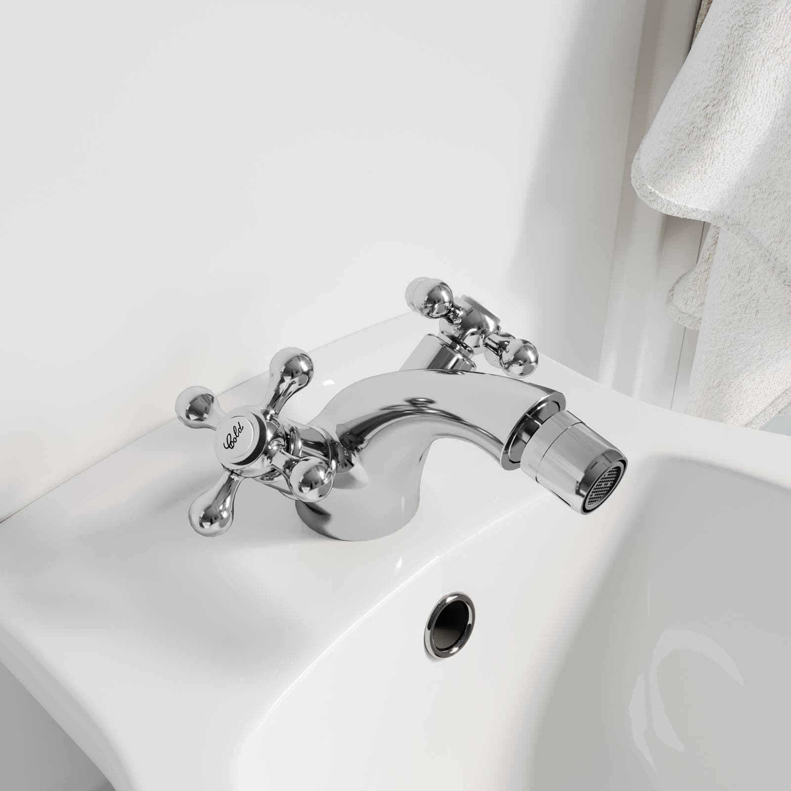 Miscelatore bidet in ottone cromo - Niru