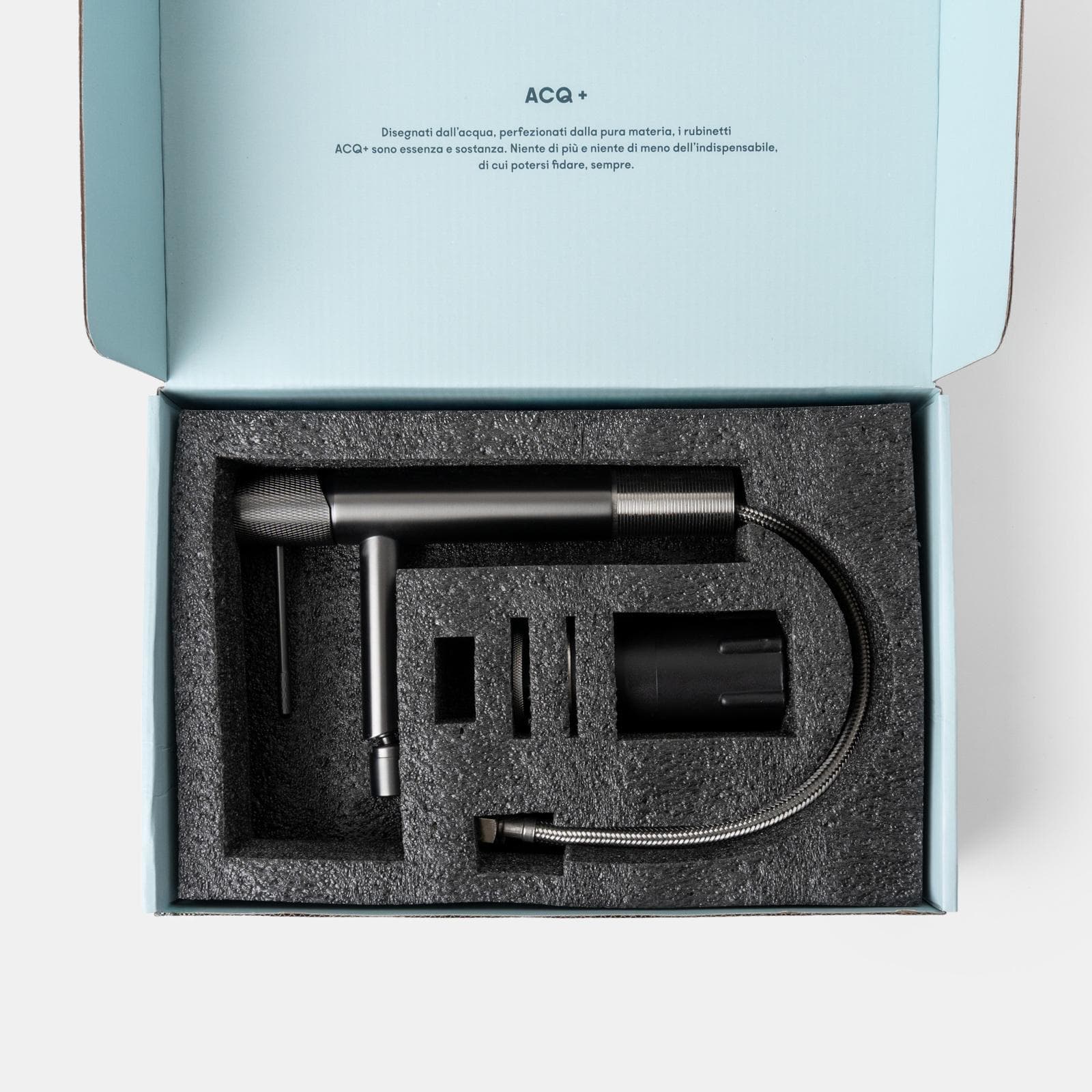 Miscelatore bidet in ottone nero spazzolato anti-impronta - Crystal