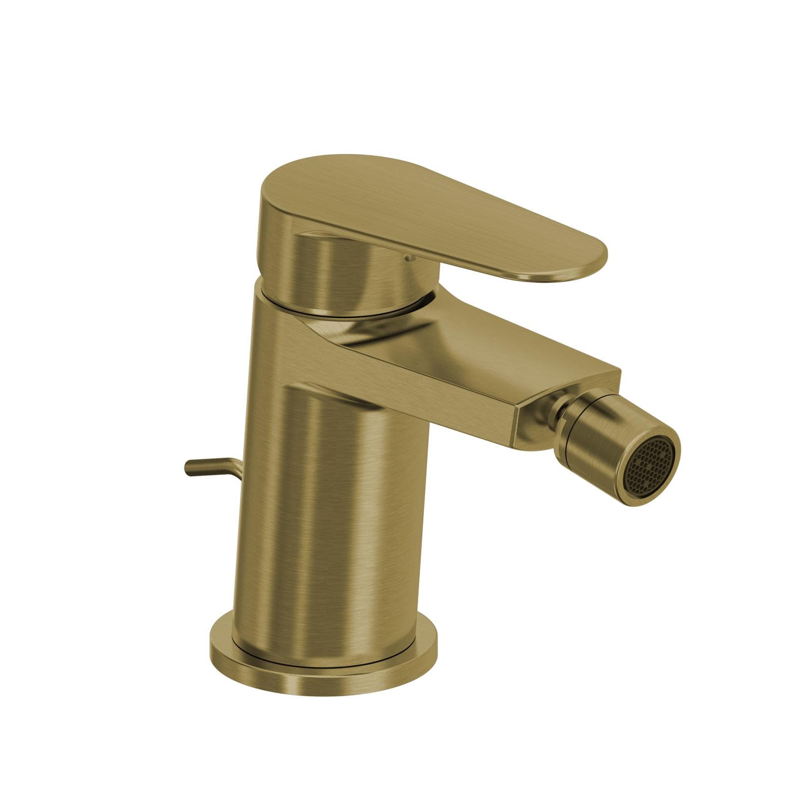 Miscelatore bidet in ottone oro spazzolato anti-impronta - Lir