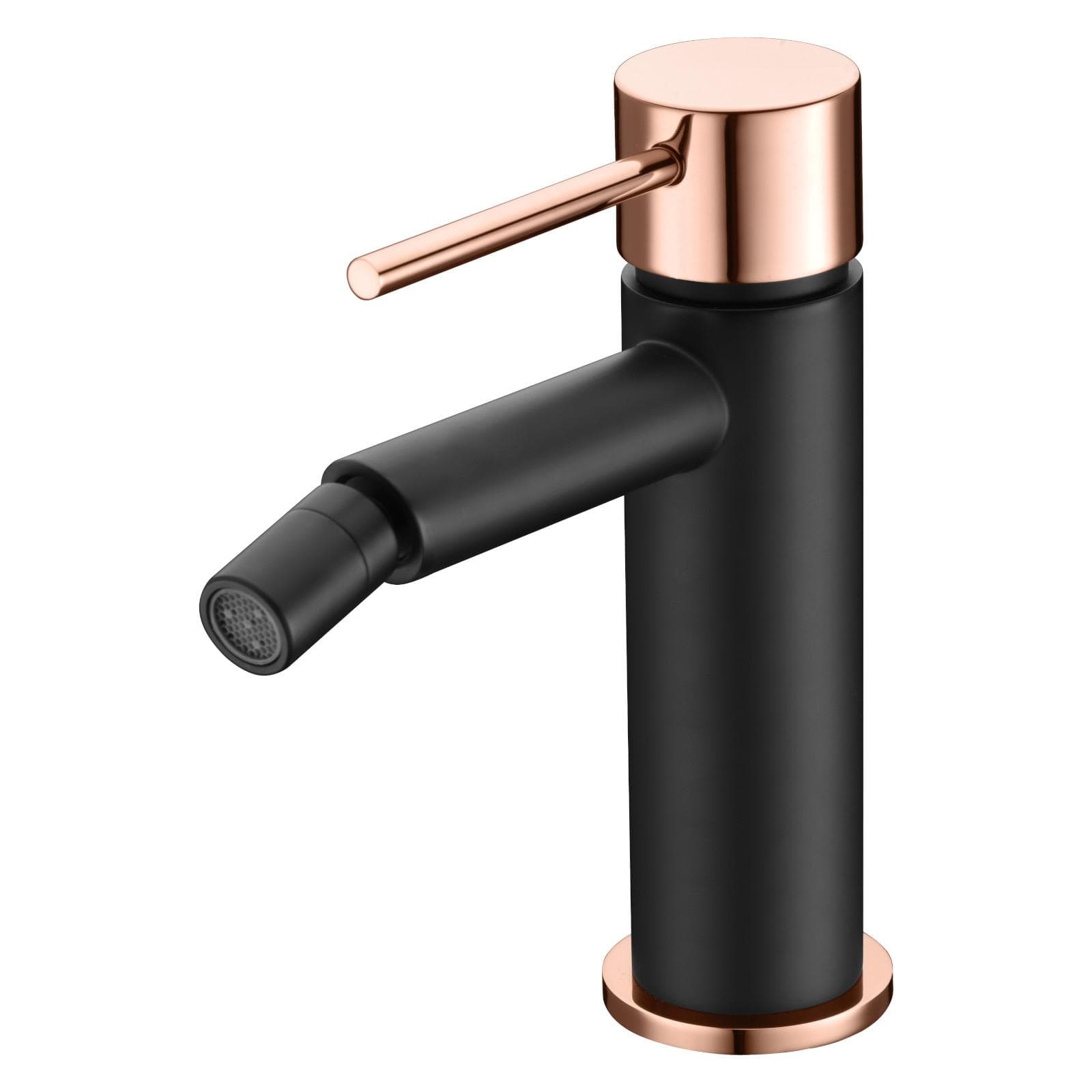 Miscelatore bidet nero oro rosa - Plaka Stick