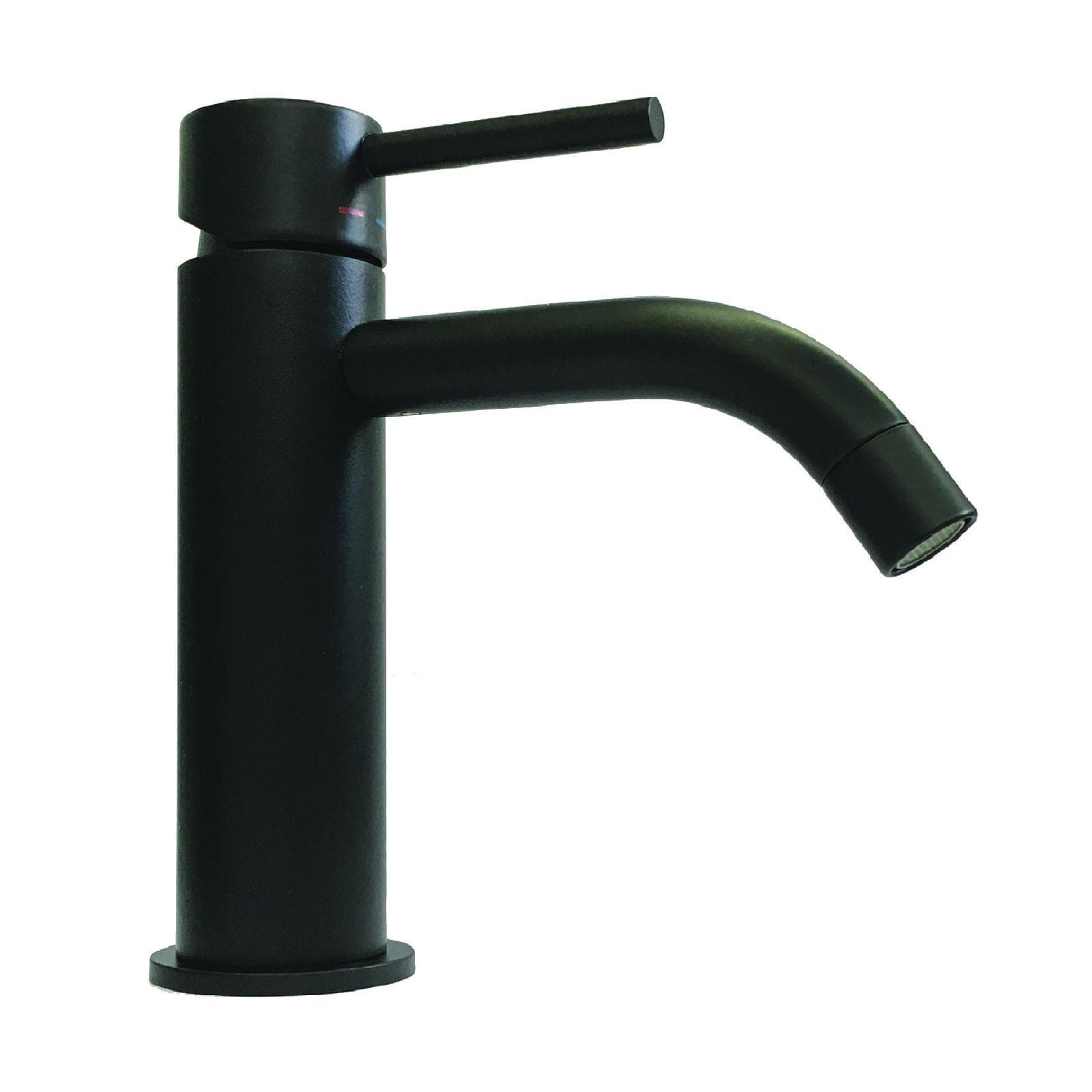 Miscelatore bidet Paffoni in ottone nero opaco senza scarico - Light