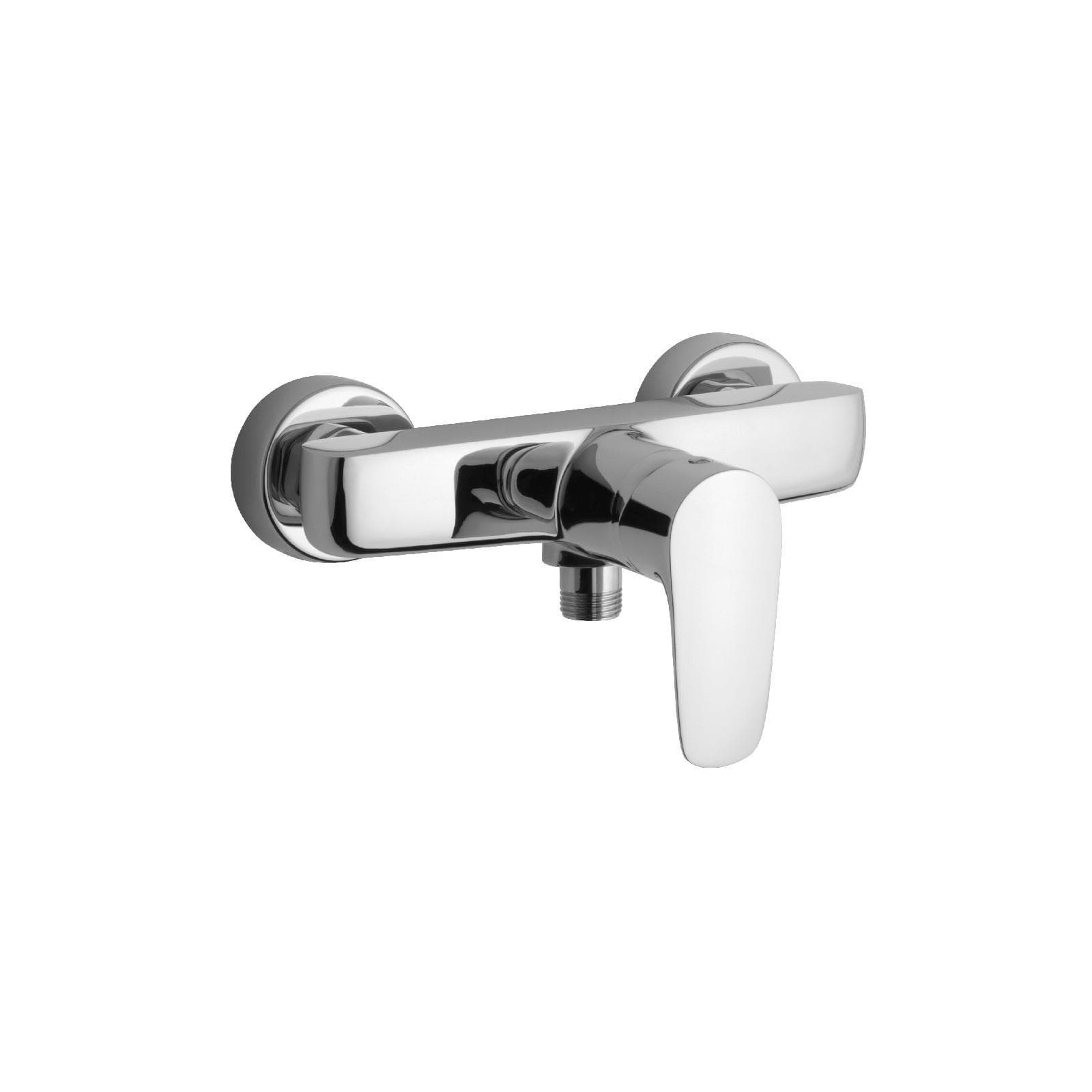 Miscelatore esterno doccia ottone cromato con leva monocomando - Parallel di Paini