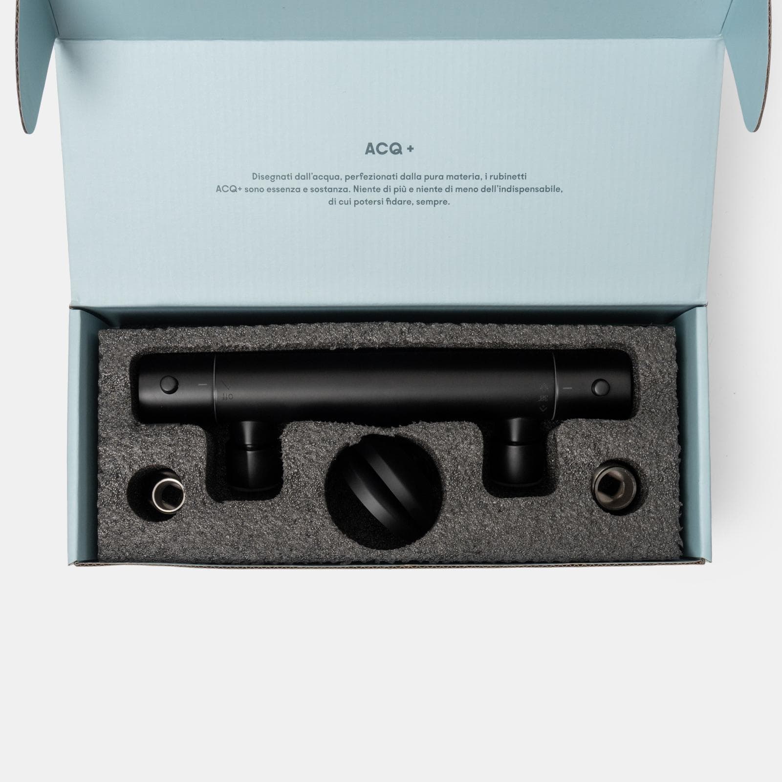Miscelatore esterno doccia termostatico nero opaco – Key