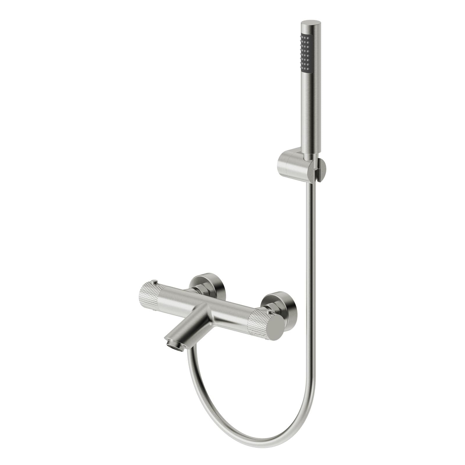 Miscelatore esterno doccia termostatico spazzolato - Crystal
