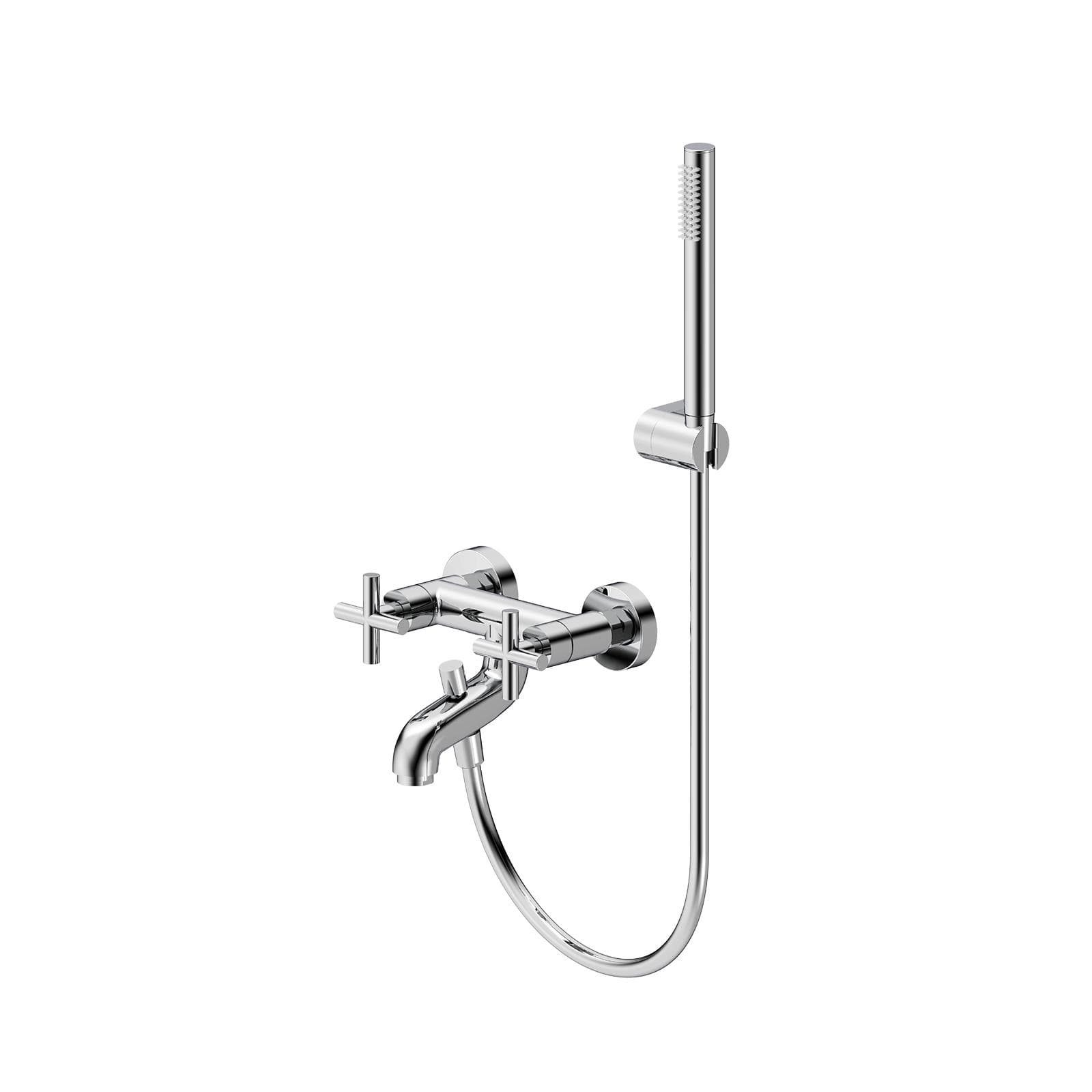 Miscelatore esterno vasca in ottone cromo - Enif