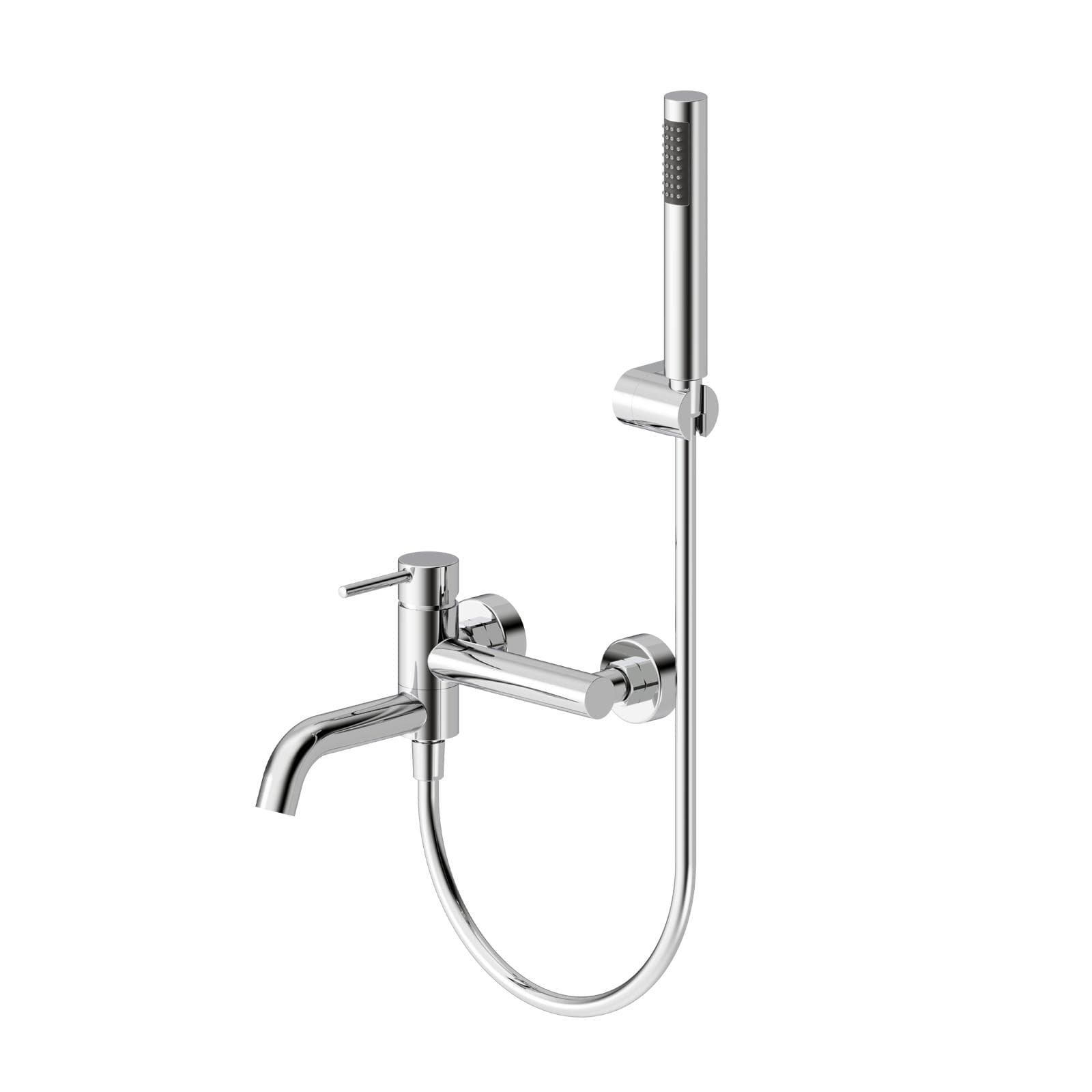 Miscelatore esterno vasca in ottone con canna girevole cromo - Oasis