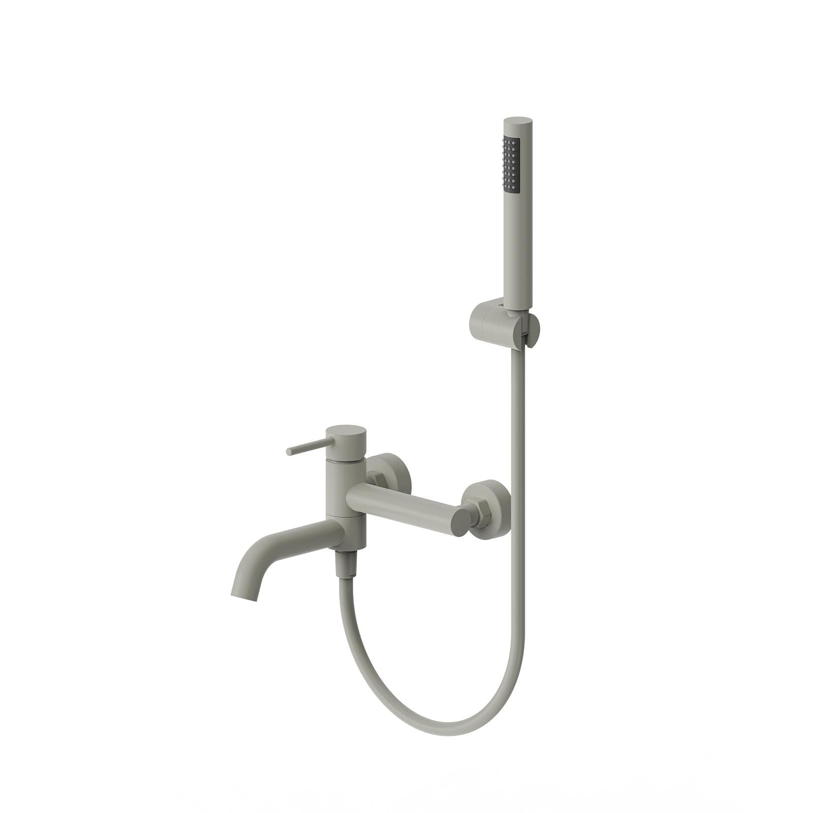 Miscelatore esterno vasca in ottone con canna girevole fango - Oasis