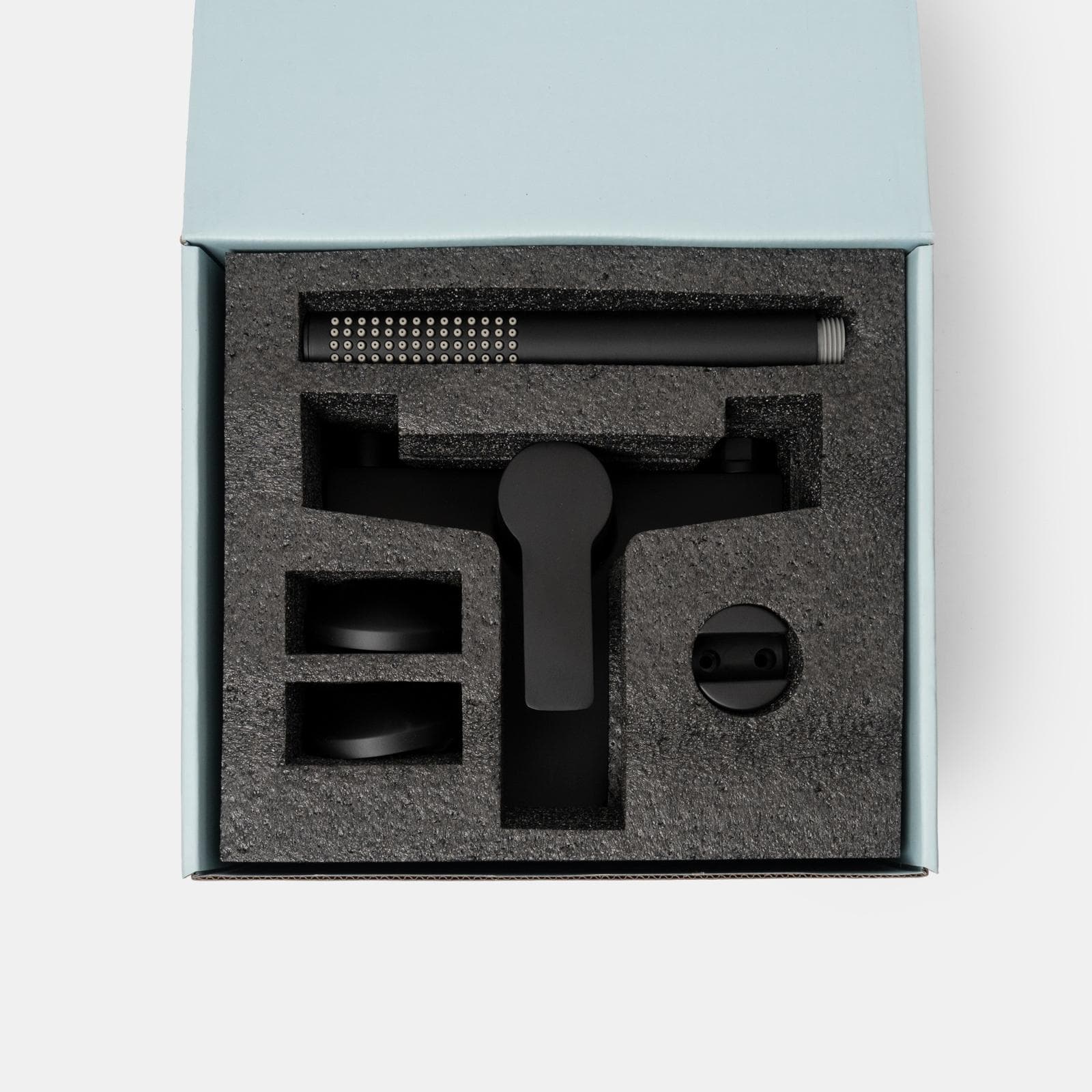 Miscelatore esterno vasca nero opaco – Key