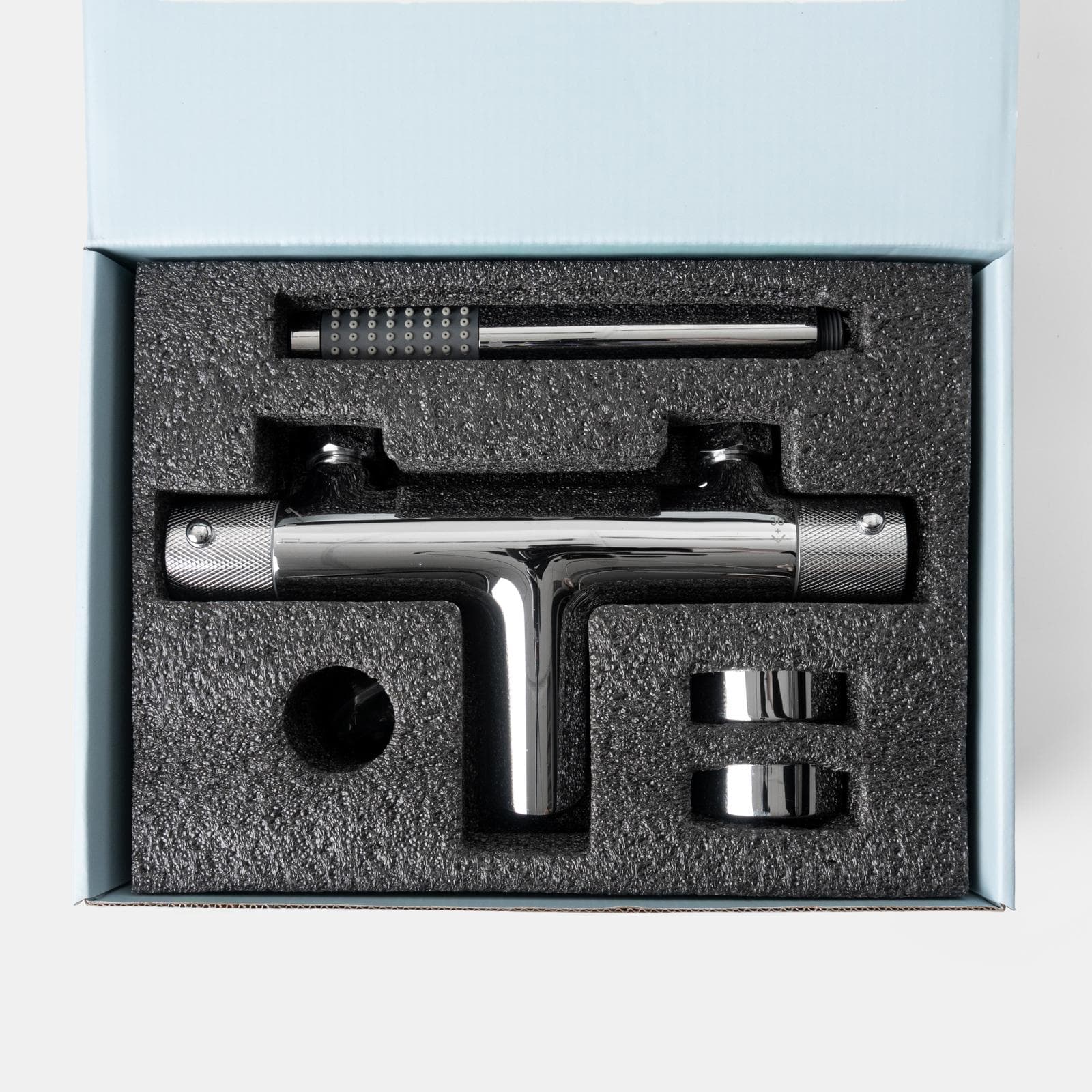 Miscelatore esterno vasca termostatico cromo - Crystal