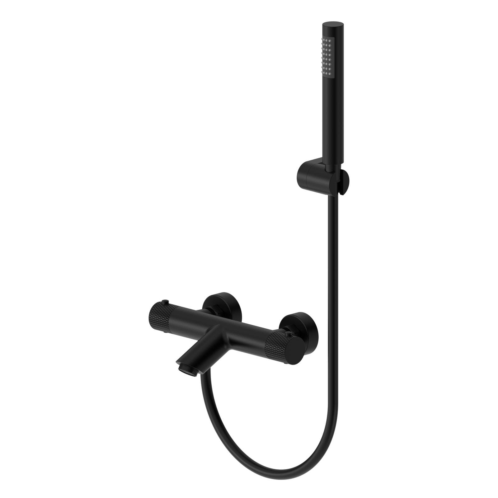 Miscelatore esterno vasca termostatico nero opaco - Crystal