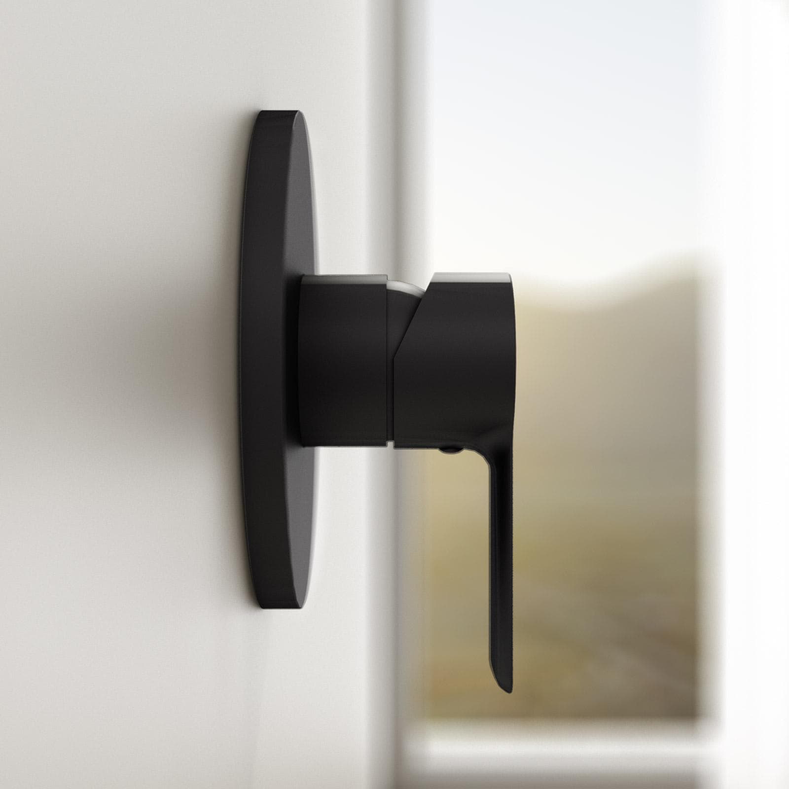 Miscelatore incasso doccia in ottone nero opaco – Key
