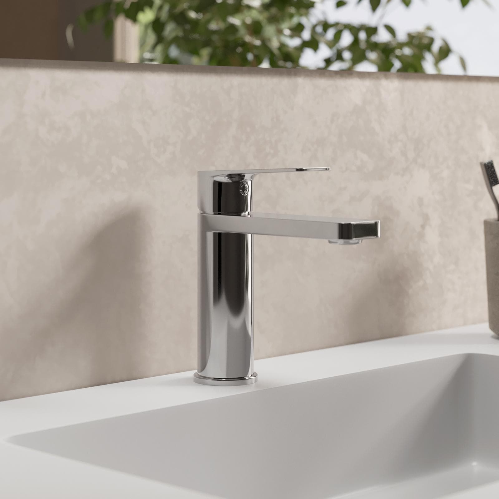 Miscelatore lavabo 16,6h cm in ottone cromo – Ketra