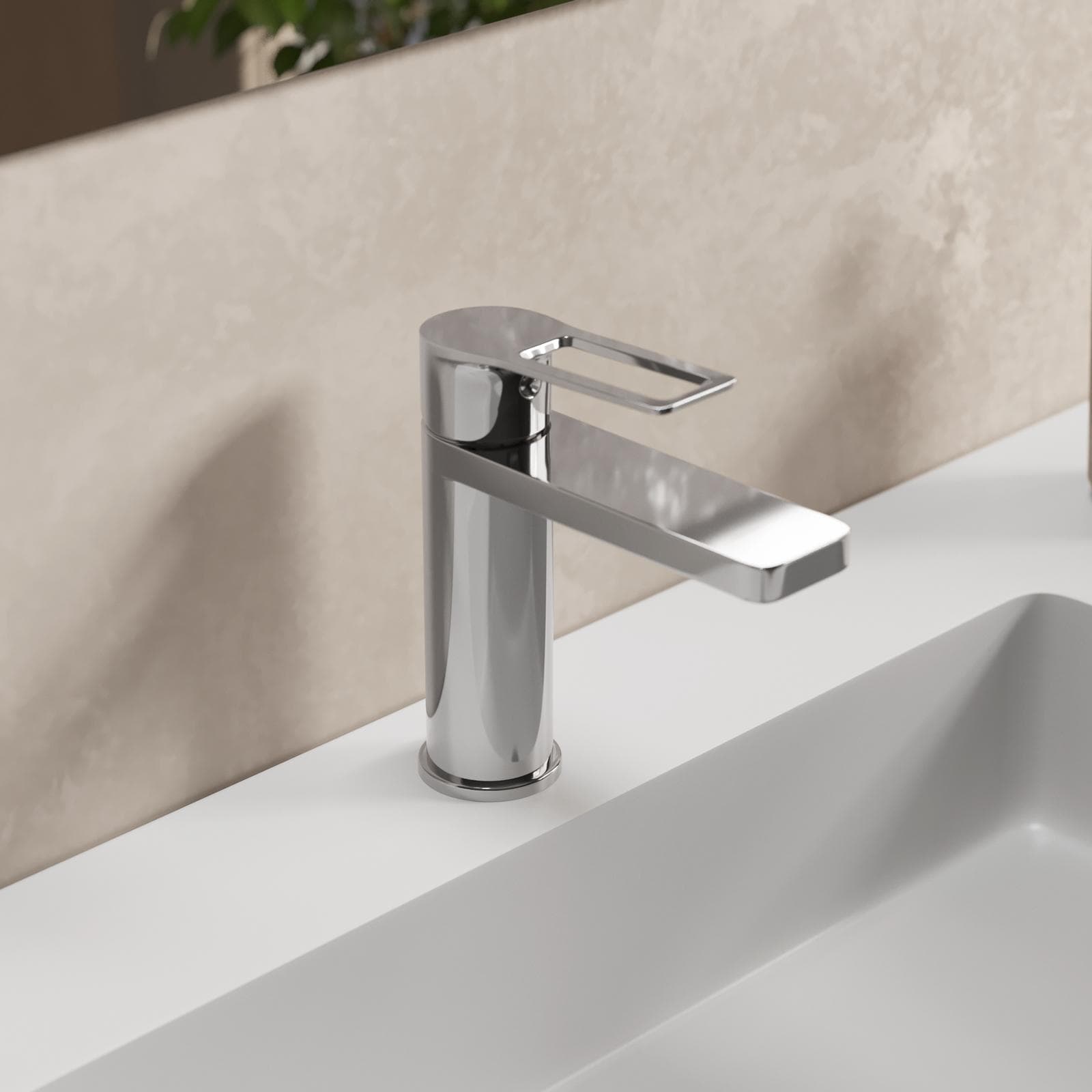Miscelatore lavabo 16,6h cm in ottone cromo – Ketra