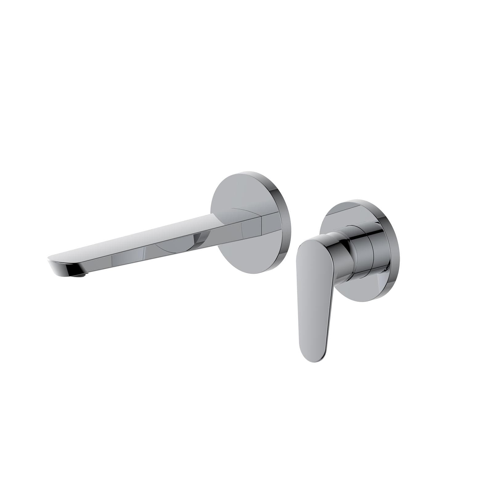 Miscelatore lavabo a muro canna 20 cm cromo– Lir