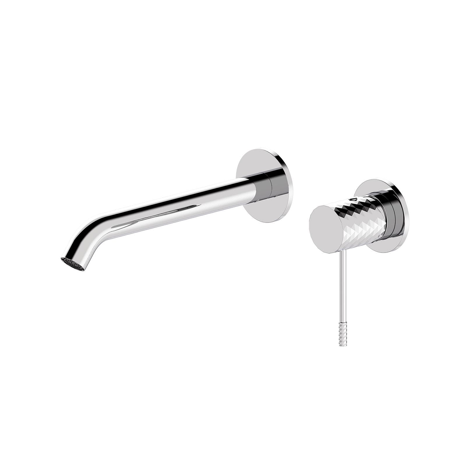 Miscelatore lavabo a muro canna 20 cm cromo - Fear