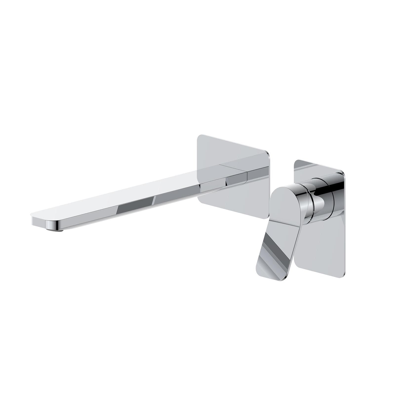 Miscelatore lavabo a muro canna 25 cm cromo– Wing
