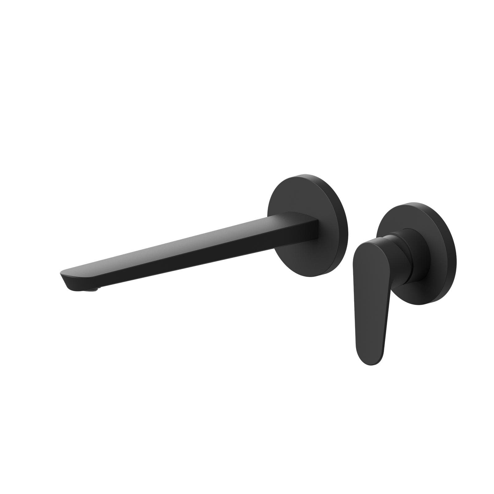Miscelatore lavabo a muro canna 25 cm nero opaco – Lir