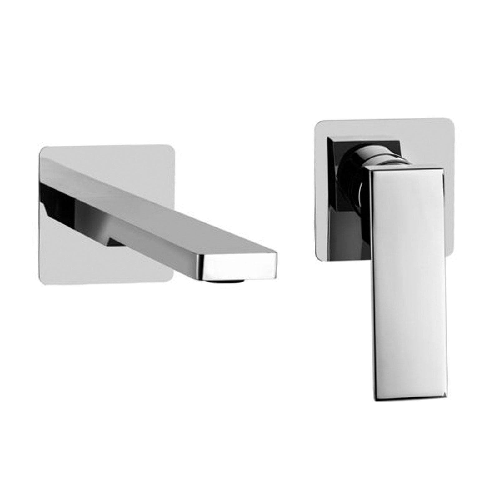 Miscelatore incasso lavabo 7x7 cm con bocca 20 cm cromato - Elle di Paffoni