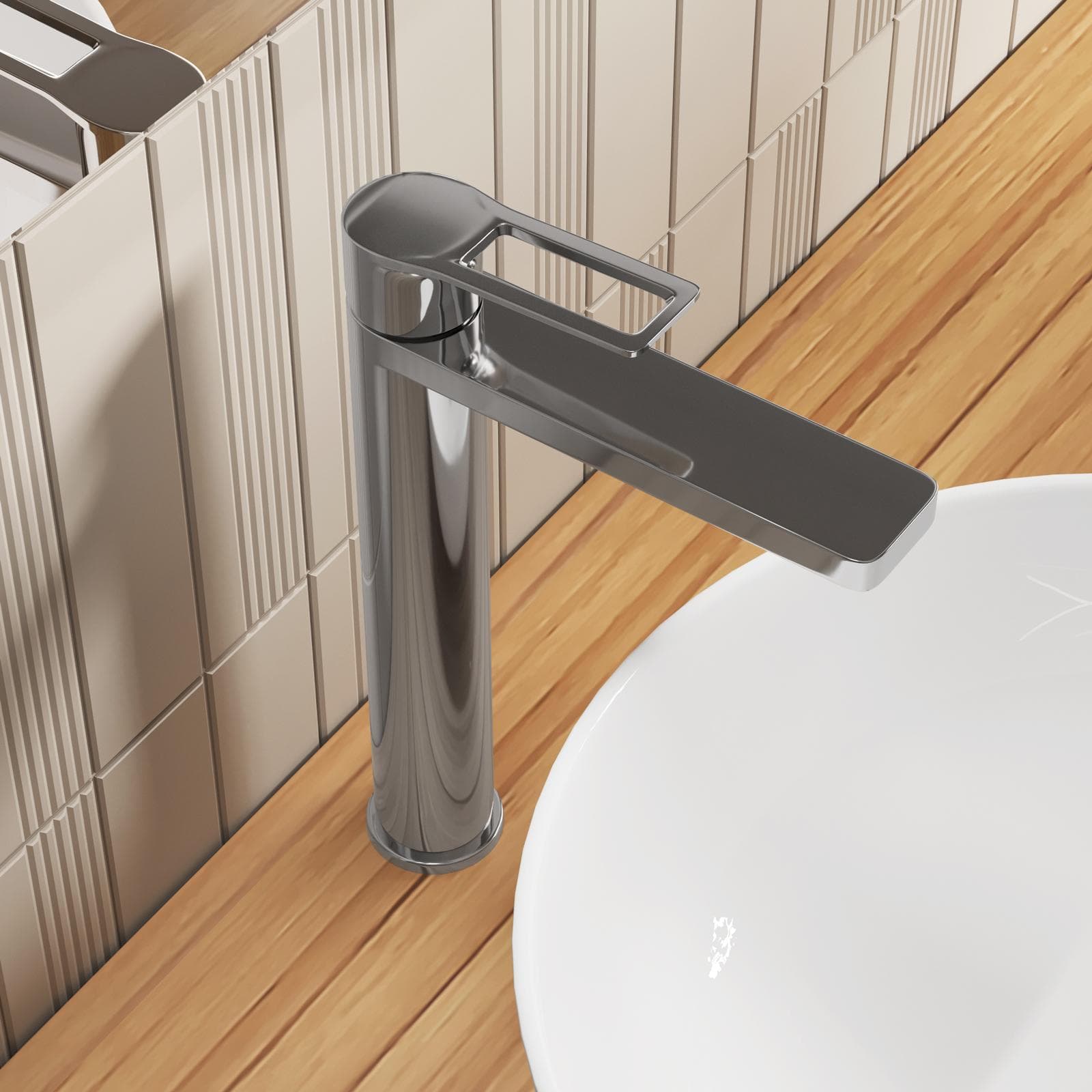 Miscelatore lavabo alto 28,9h cm cromo – Ketra