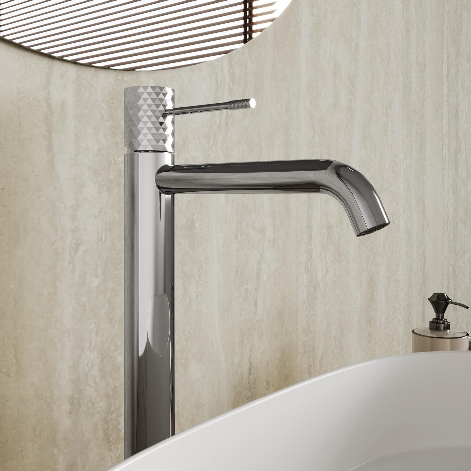 Miscelatore lavabo alto cromo - Fear