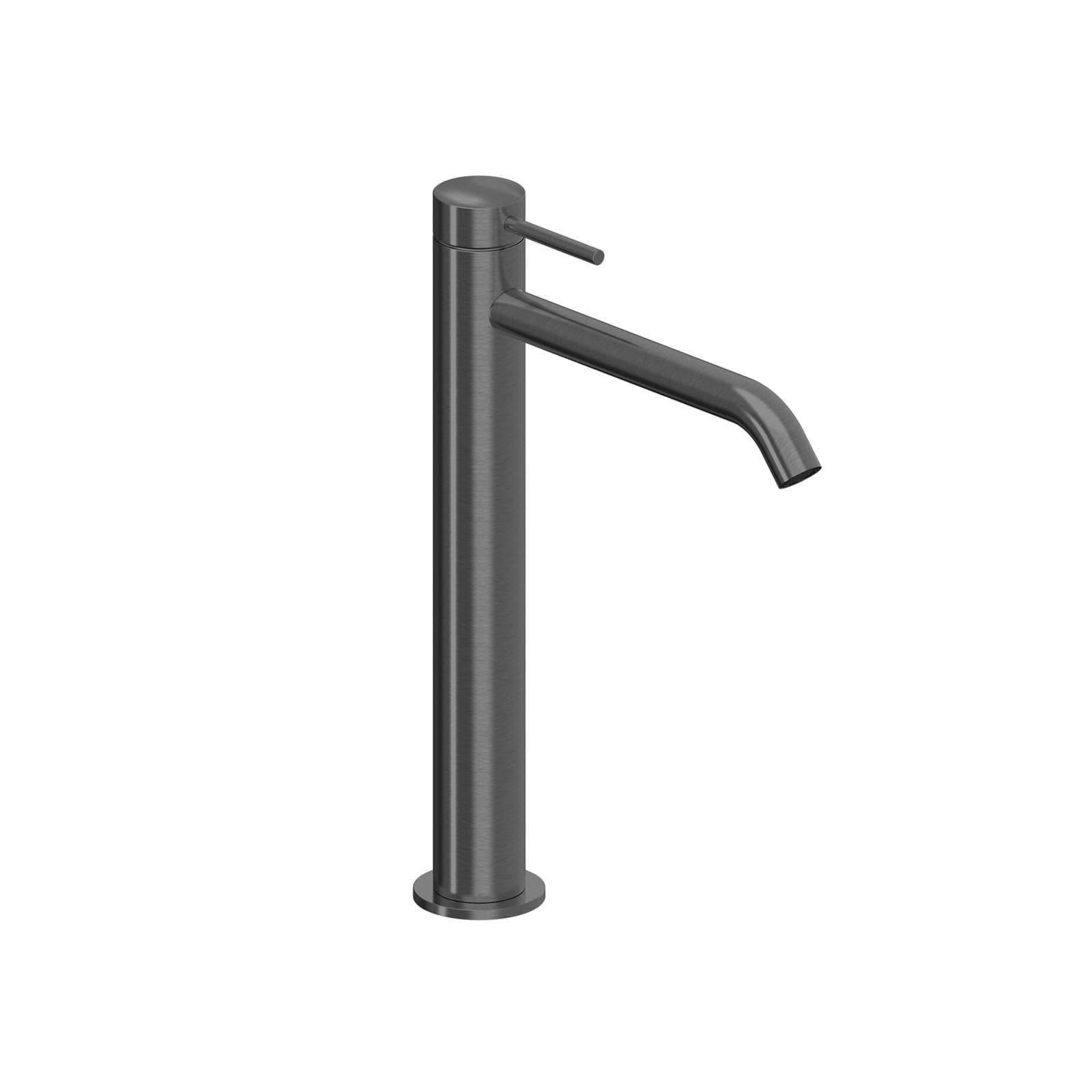 Miscelatore lavabo alto nero spazzolato anti-impronta - Ran