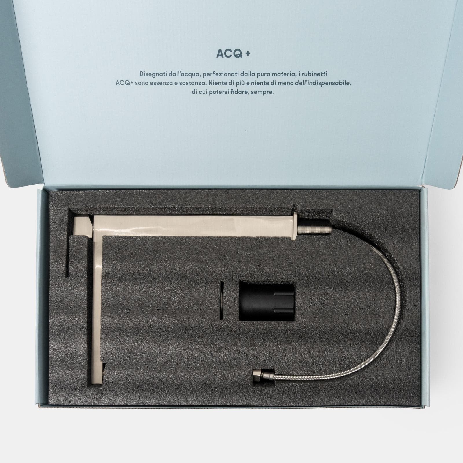 Miscelatore lavabo alto spazzolato – Kyria