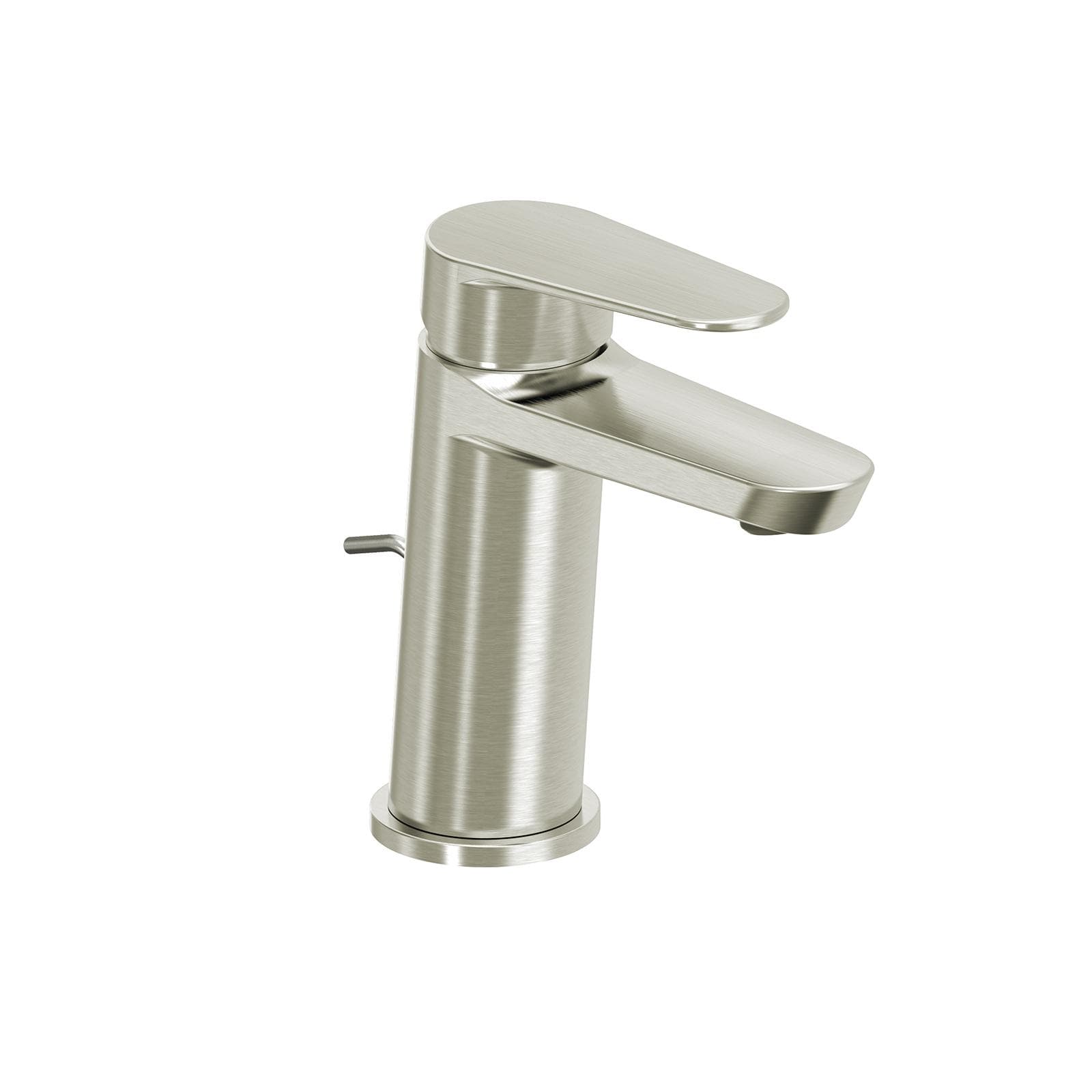 Miscelatore lavabo con scarico in ottone spazzolato – Lir