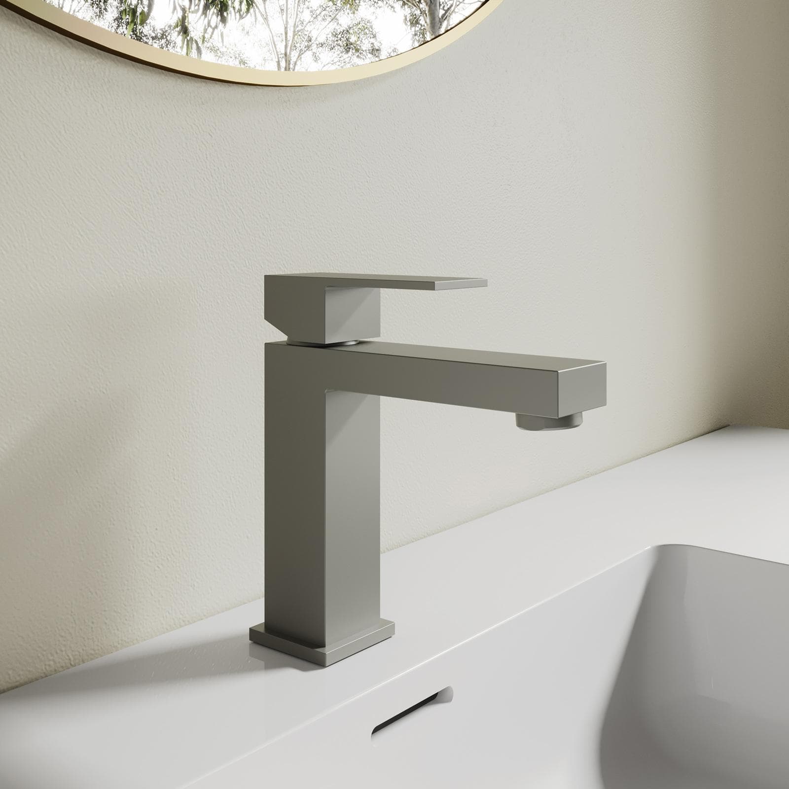 Miscelatore lavabo in ottone fango - Kyria