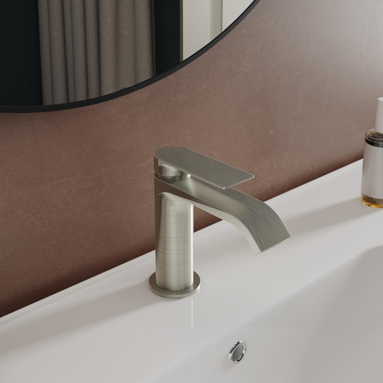 Miscelatore lavabo in ottone spazzolato – Iota