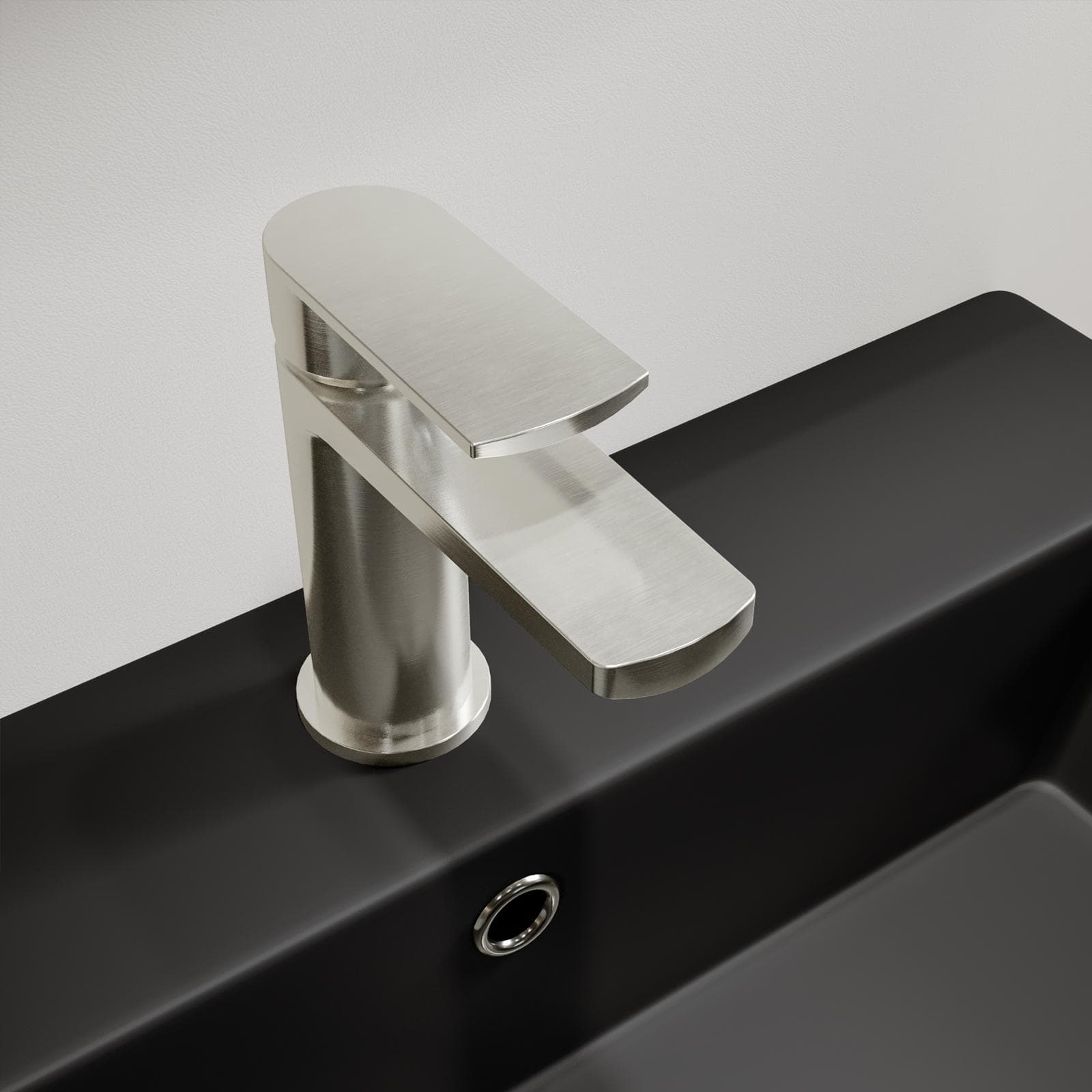 Miscelatore lavabo in ottone spazzolato – Fluid