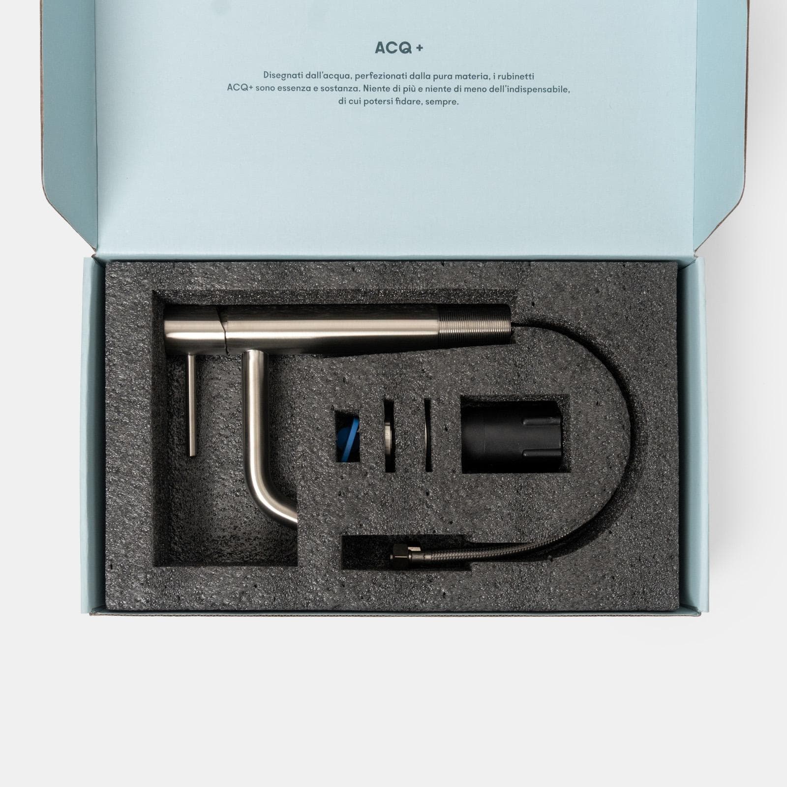 Miscelatore lavabo in ottone spazzolato - Oasis