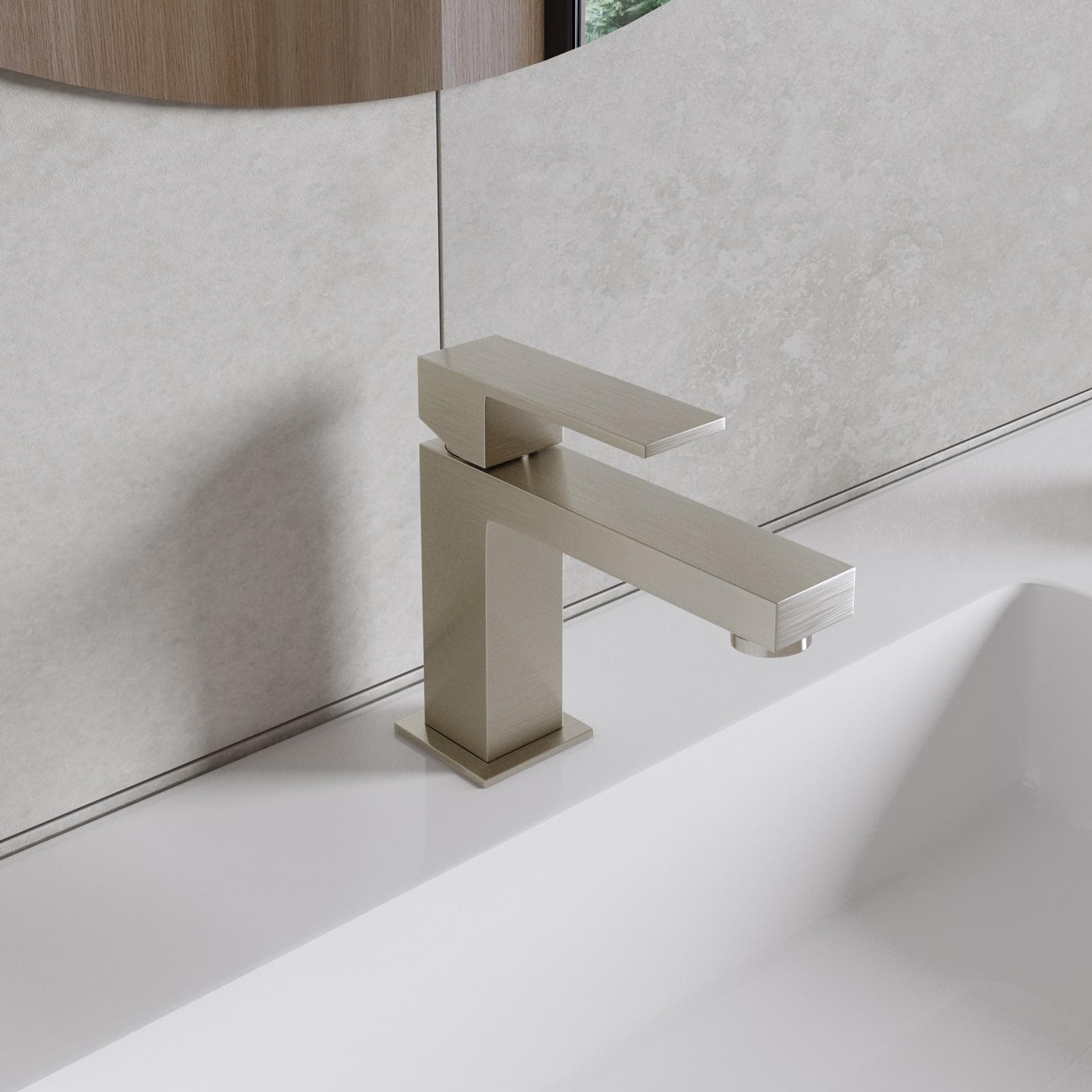 Miscelatore lavabo in ottone spazzolato - Tiamat