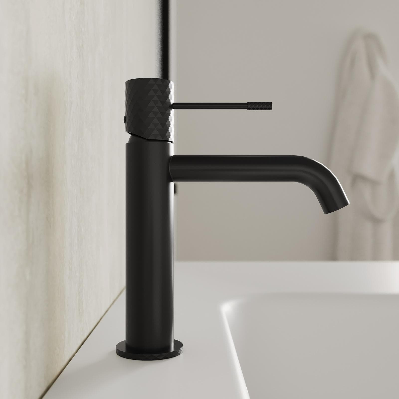Miscelatore lavabo nero opaco - Fear