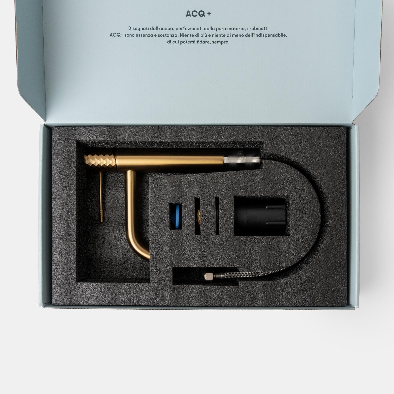 Miscelatore lavabo oro spazzolato anti-impronta - Fear