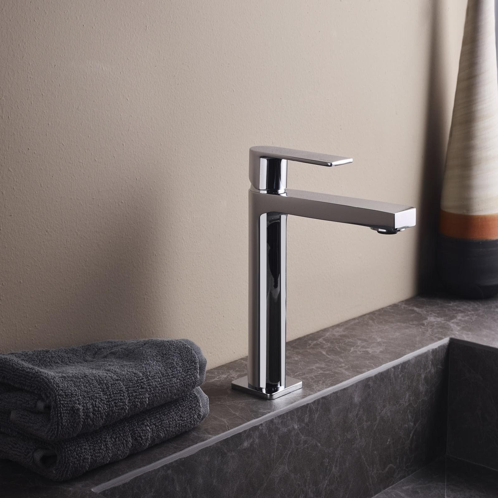 Miscelatore lavabo senza scarico cromato - Tango di Paffoni