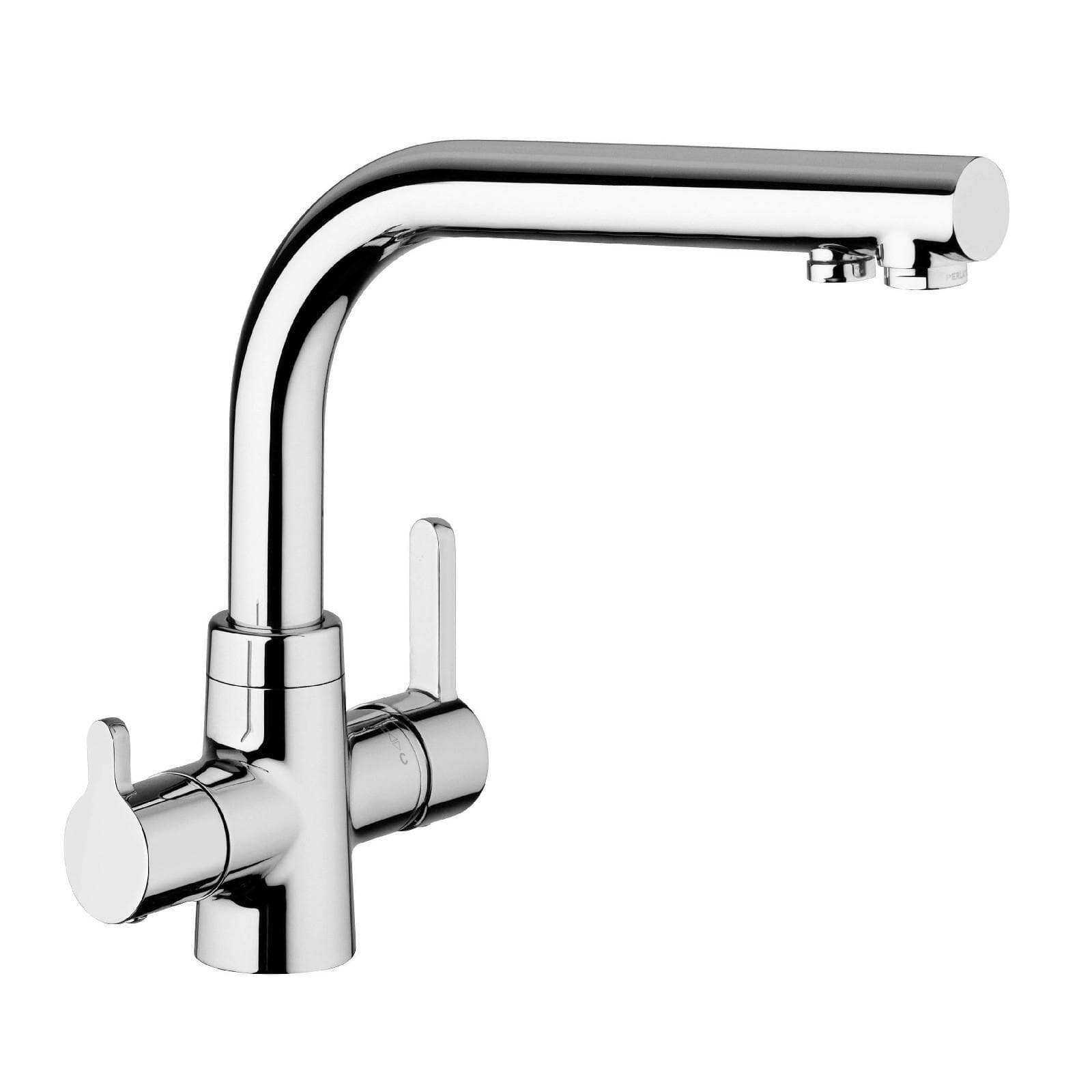 Miscelatore lavello Paini 3 vie monoforo distribuzione separata acqua depurata cromo