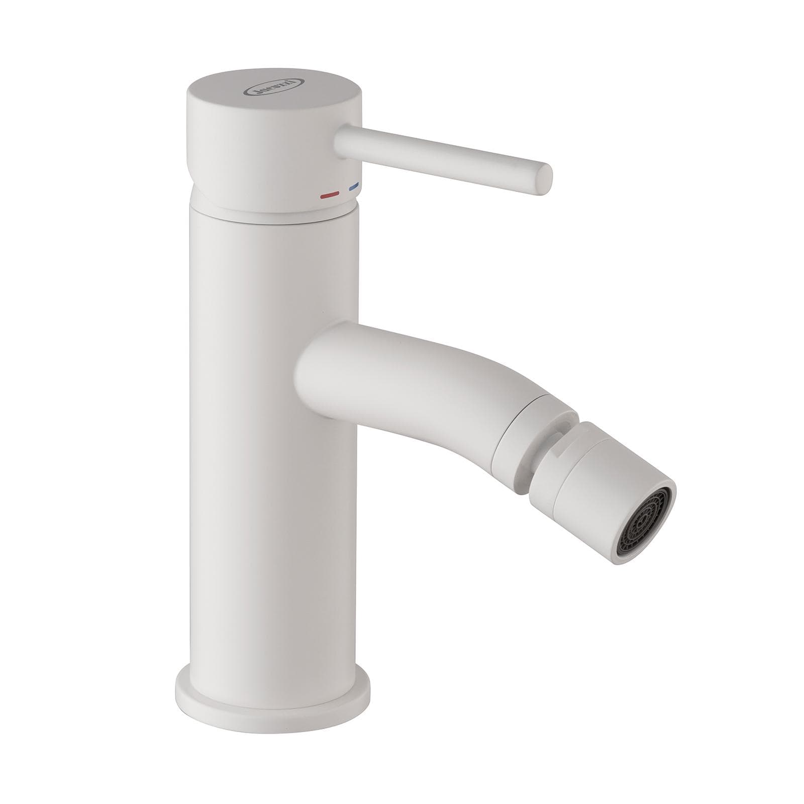 Miscelatore per bidet ottone bianco opaco matt Gun di Jacuzzi - Rubinetteria