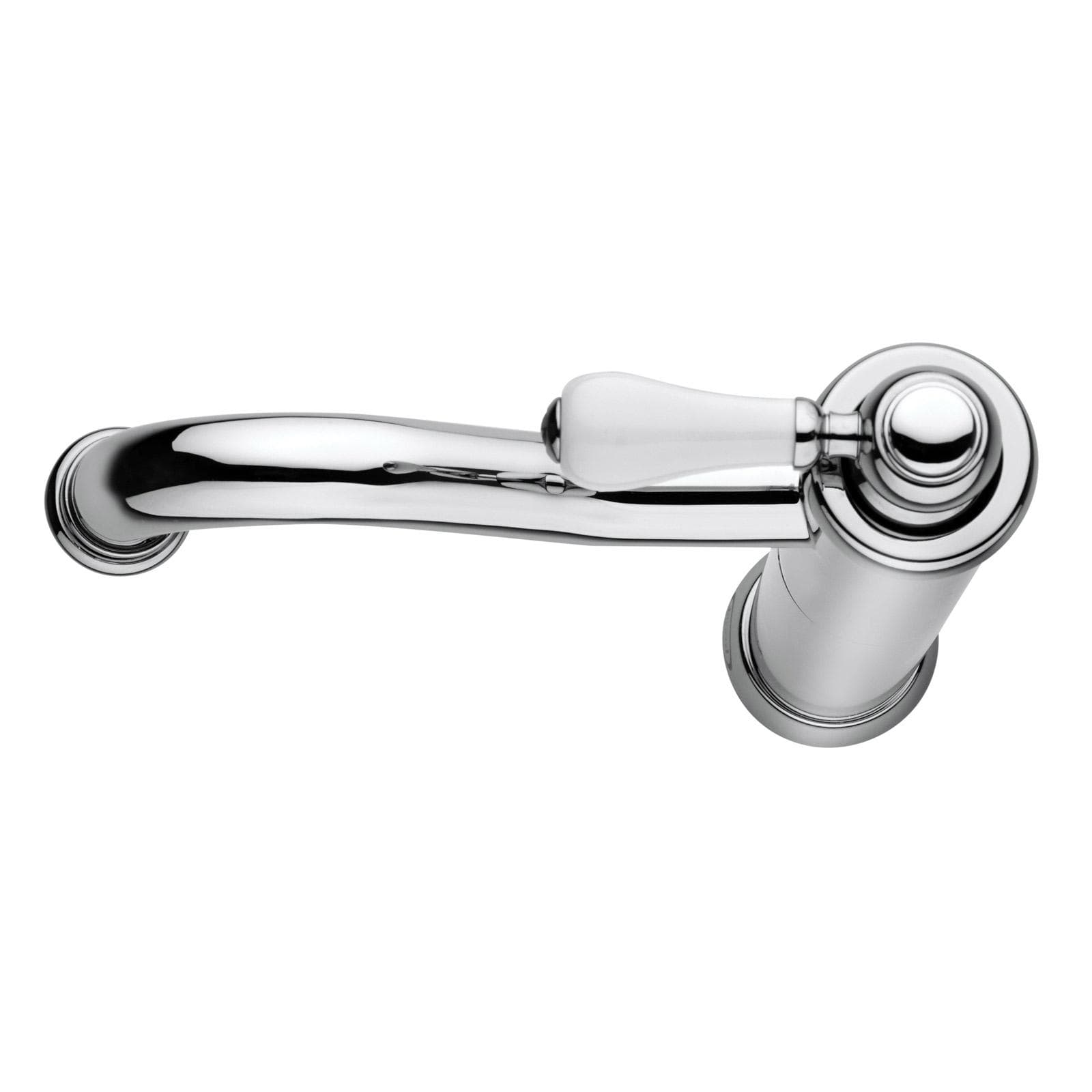 Miscelatore per lavabo collezione BRERA di Jacuzzi - Rubinetteria cromo e bianco per click clack