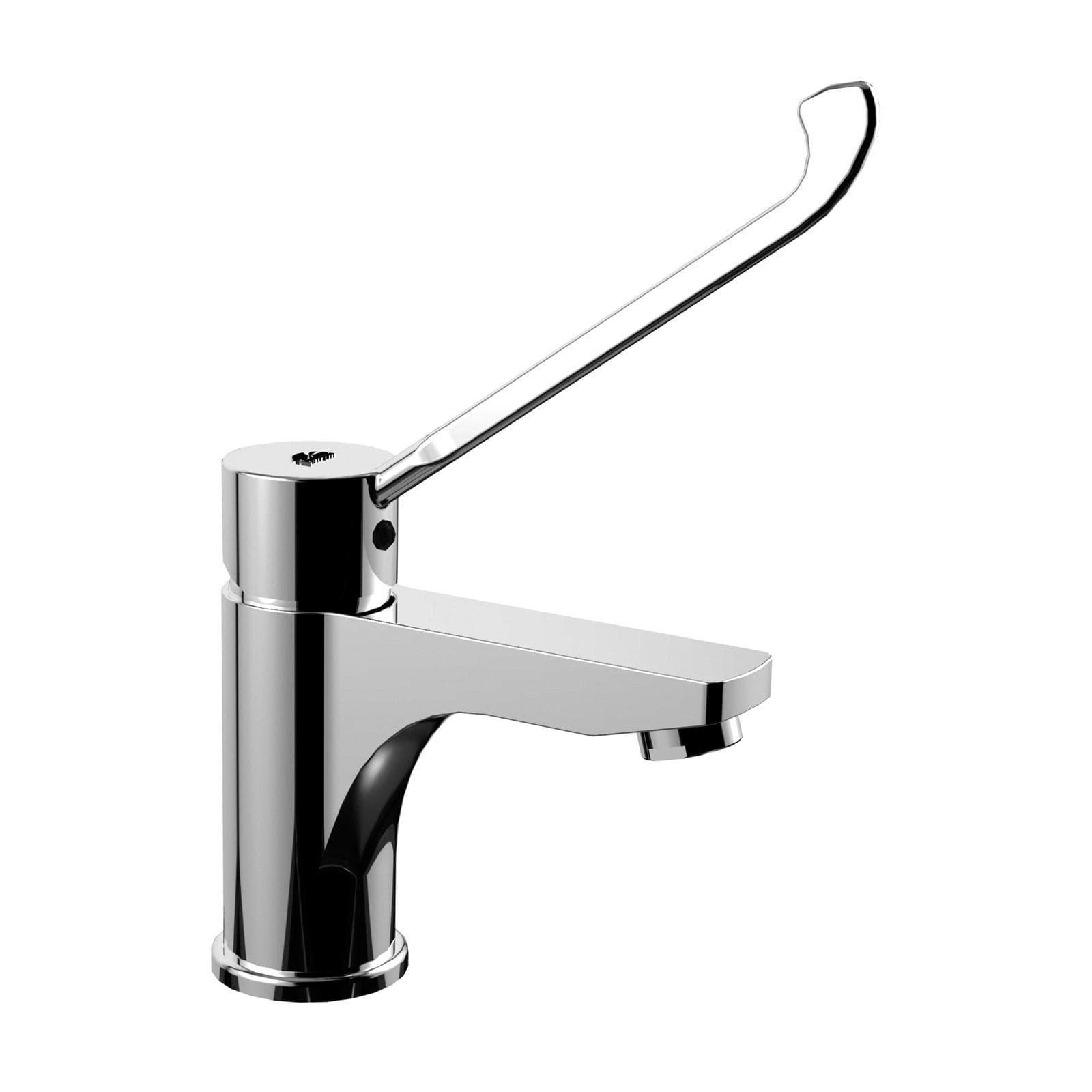 Miscelatore lavabo con leva clinica senza scarico cromato - Red di Paffoni