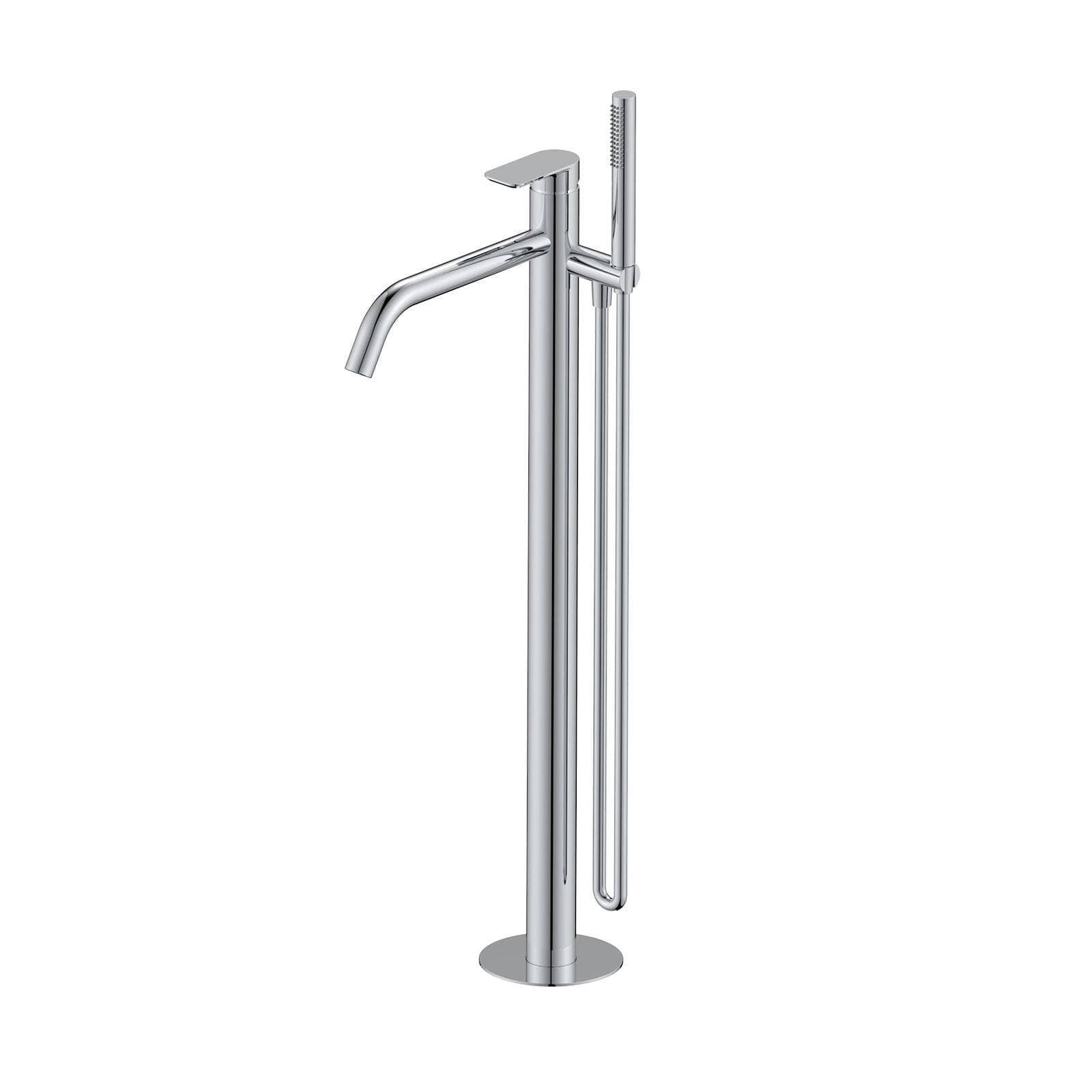 Miscelatore vasca da bagno centro stanza cromo – Fusion